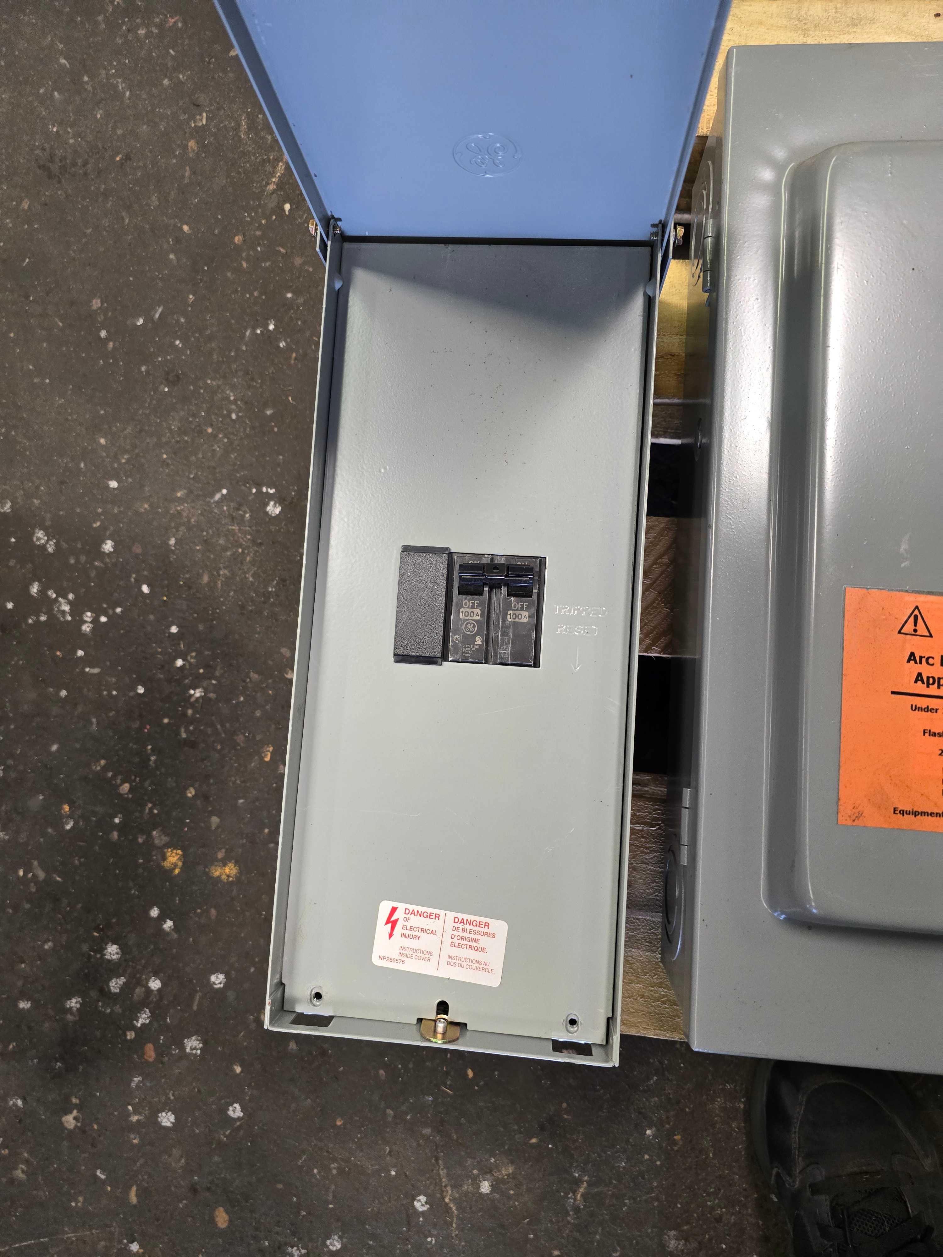 LOT OF SAFETY SWITCHES, METER, & ENCLOSED BREAKER - ELECTRICAL COMPONENTS