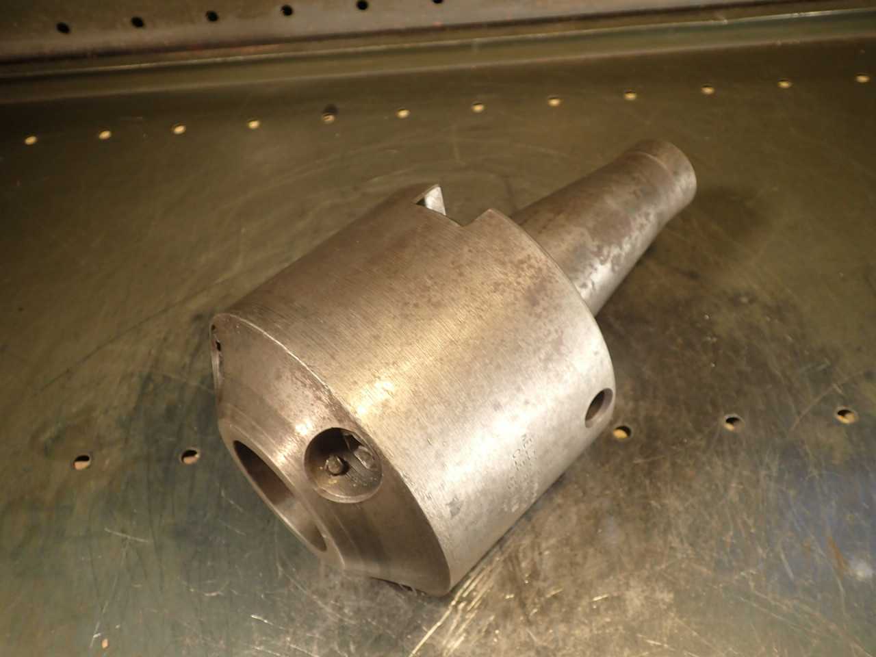 Weldon #50 2" End Mill Tool Holder: 4-3/8" Projection NMTB-50 Shank 4-Bolt Mount - HOLEMAKING TOOLS