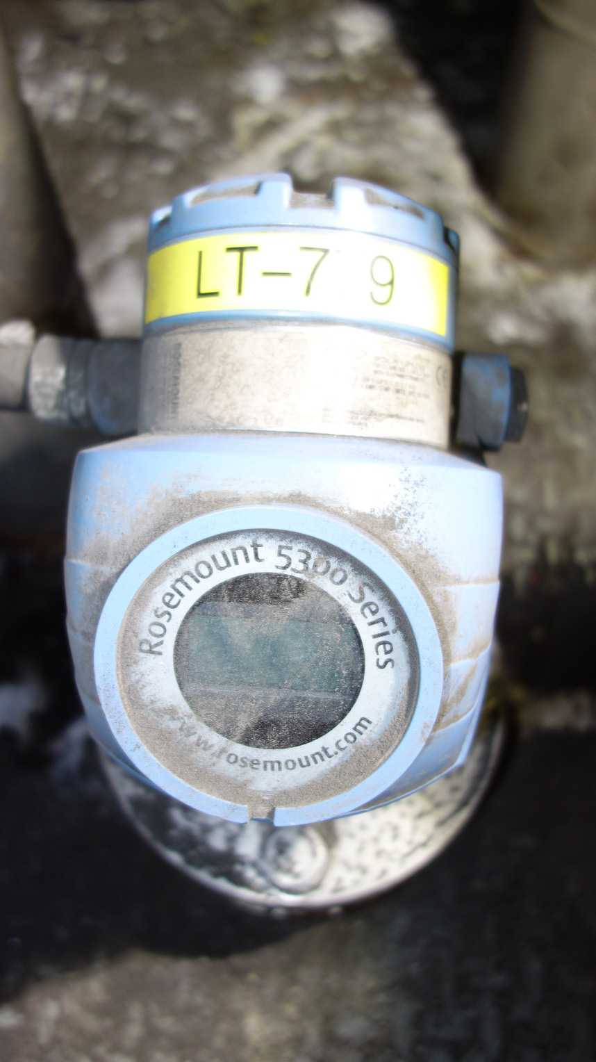 ROSEMOUNT 5300 RADAR LEVEL TRANSMITTER - INSTRUMENTATION