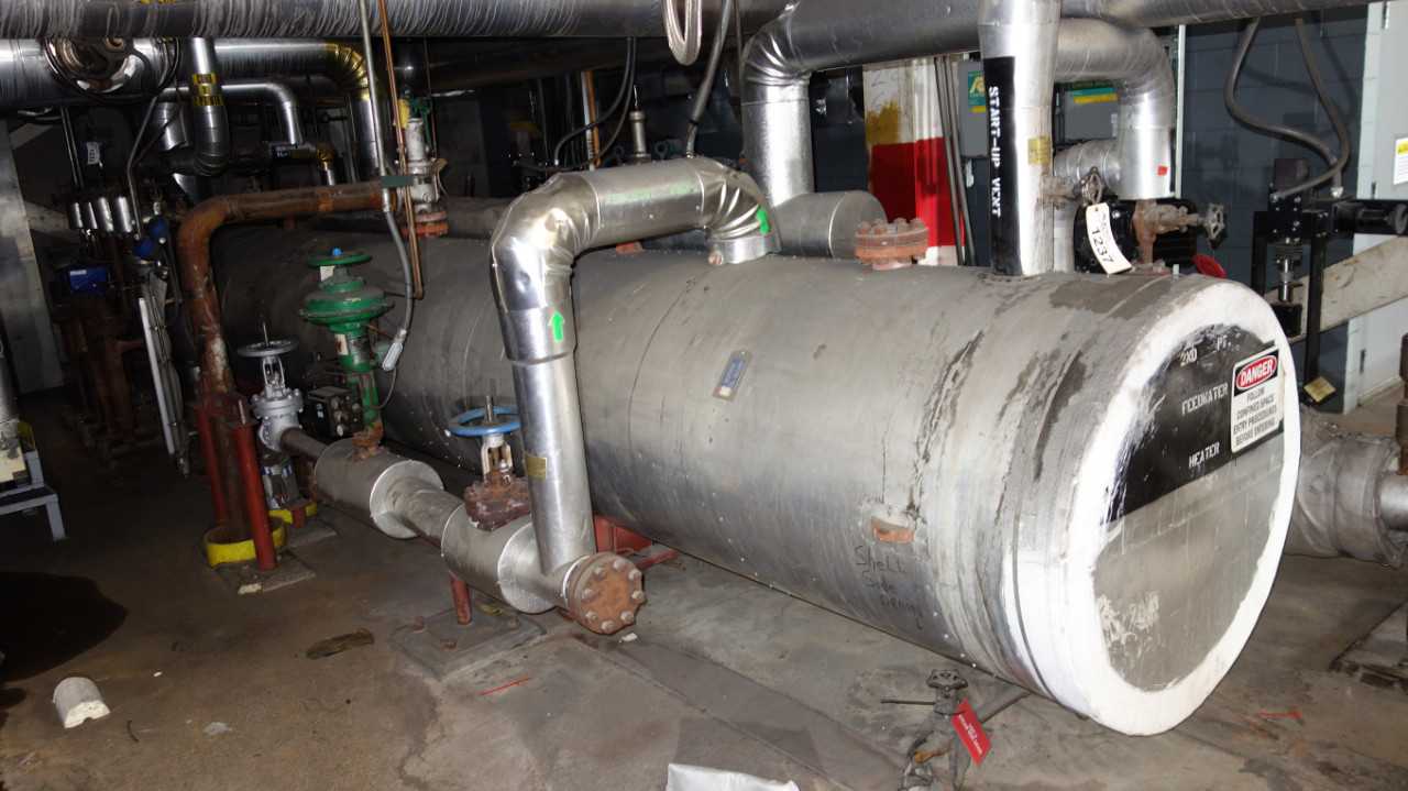LOT OF 2 YUBA FEEDWATER HEAT EXCHANGERS