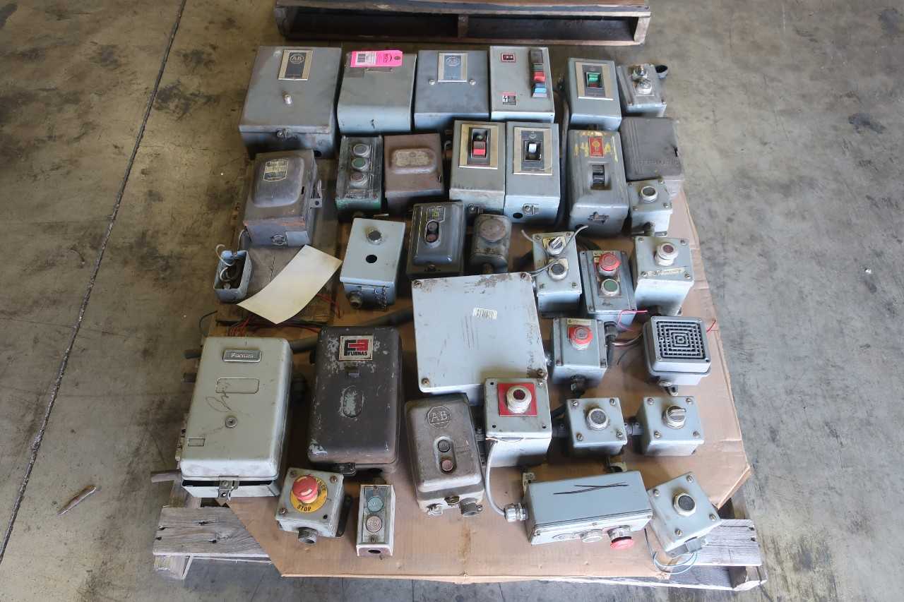 1 PALLET OF ASSORTED ELECTRICAL - ELECTRICAL COMPONENTS