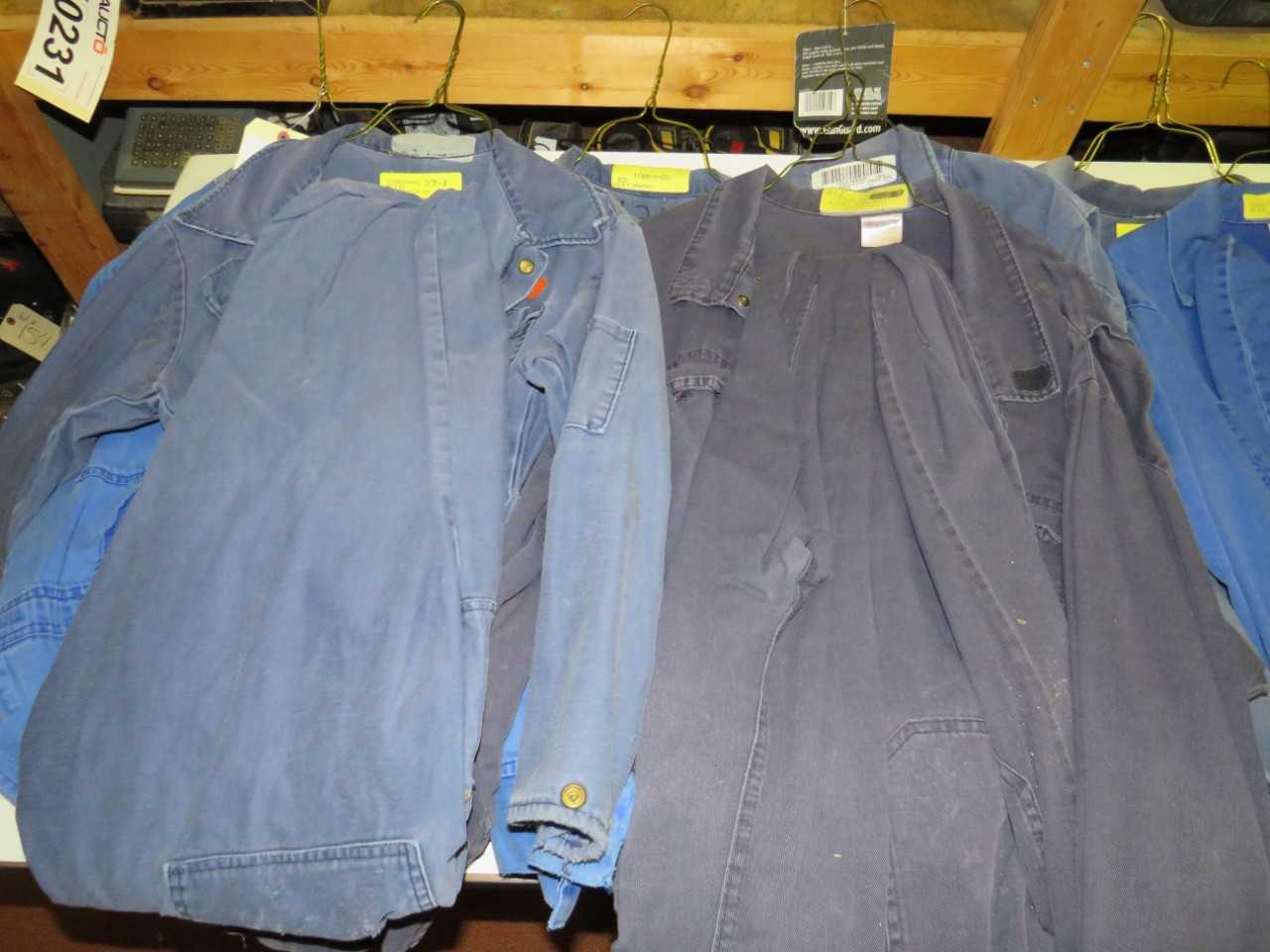 LOT OF 10 ASSORTED FLAME RESISTANT COVERALLS - SAFETY SWITCH