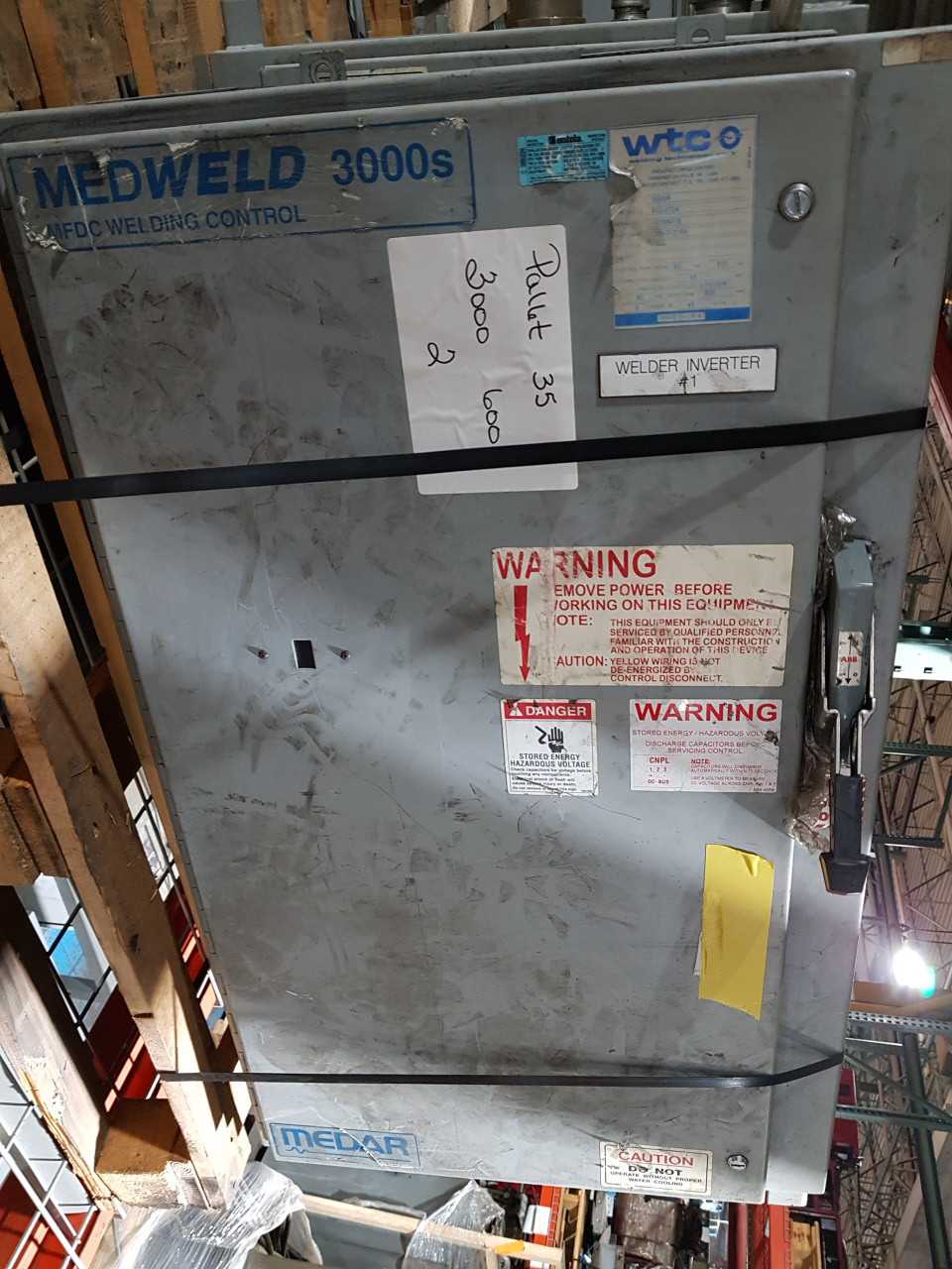 Lot of 4 Medweld 3000's D.C 600 V weld Controllers - WELDING EQUIPMENT