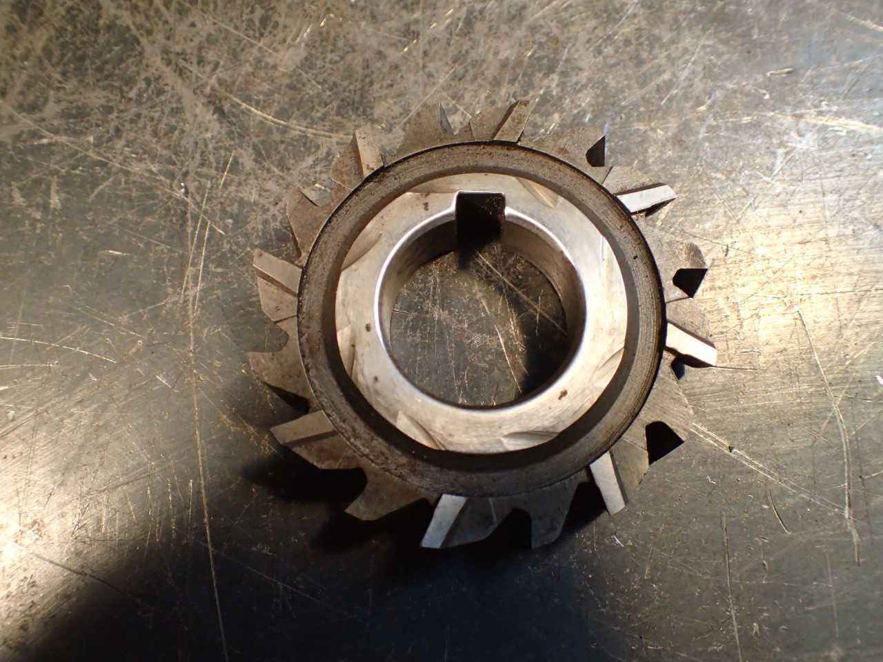 2-7/16" OD x 1/2" Staggered Tooth Side Milling Cutter: 1" Horizontal Arbor Hole - MILLING TOOLS
