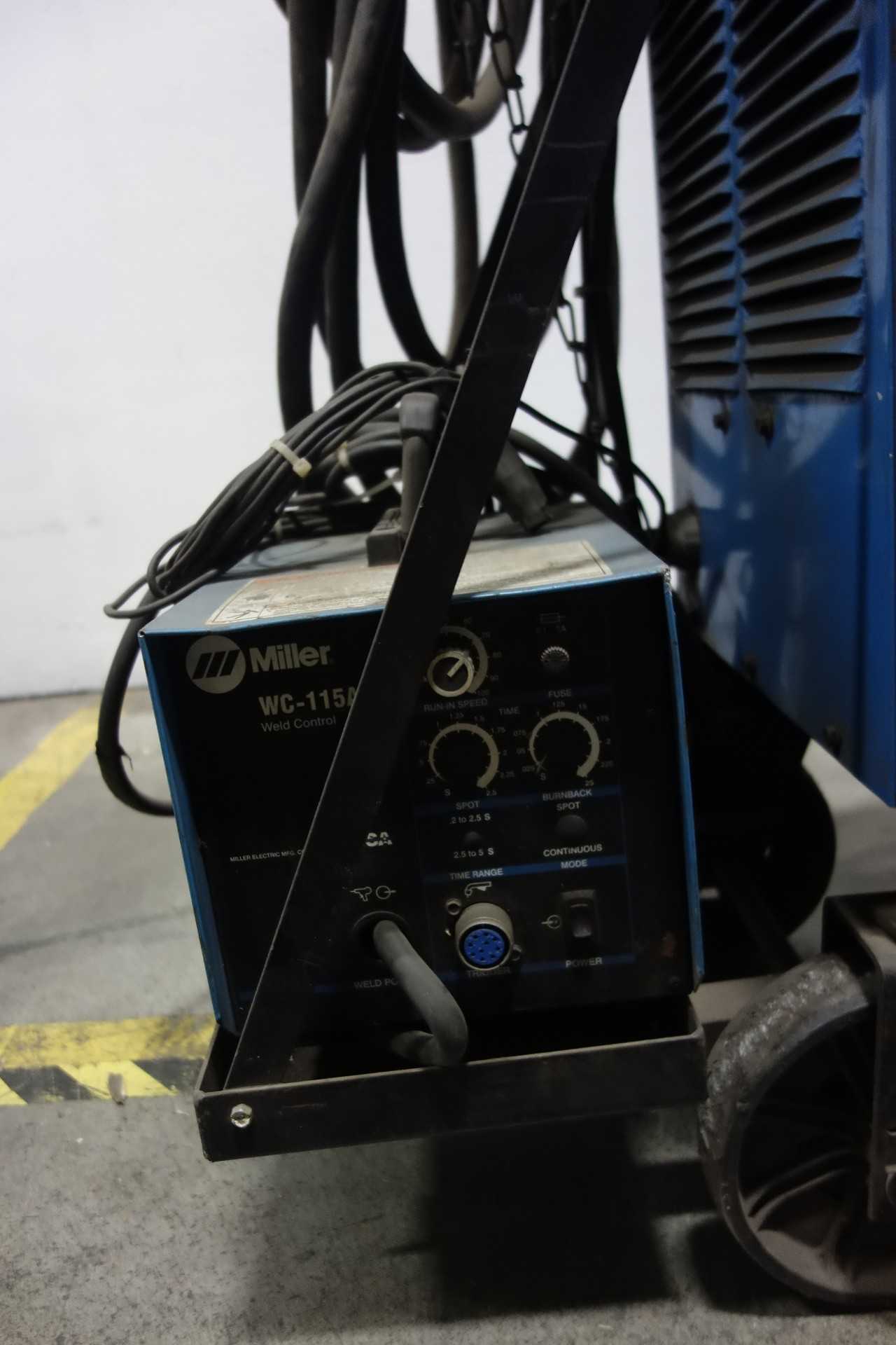MILLER CP300 ARC WELDER WITH WIRE FEEDER - WELDING EQUIPMENT