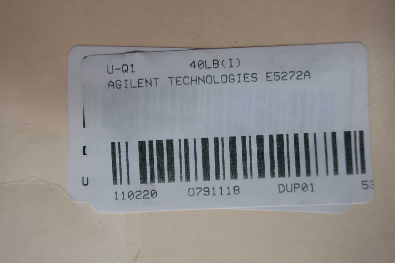 AGILENT TECHNOLOGIES E5272A 2-CHANNEL SOURCE/MONITOR UNIT - LAB & SCIENTIFIC