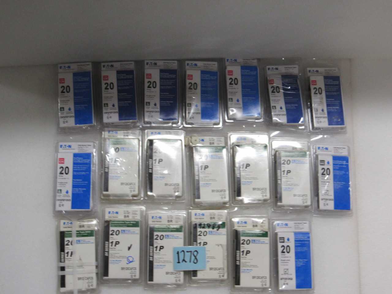 LOT OF EATON RESIDENTAL BREAKERS - MISCELLANEOUS