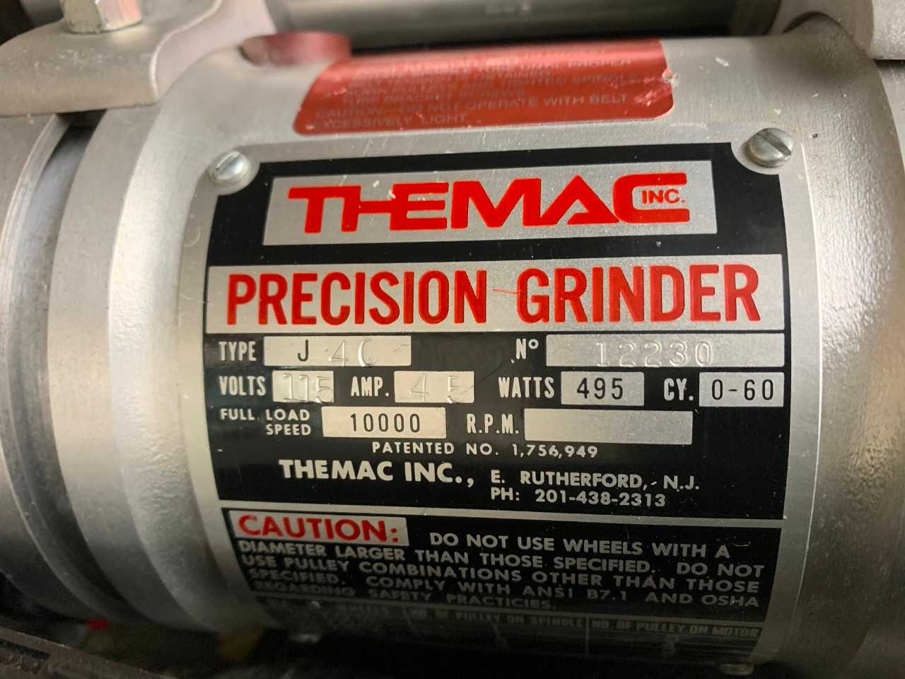 Themac Precision Grinder - GRINDING MACHINES