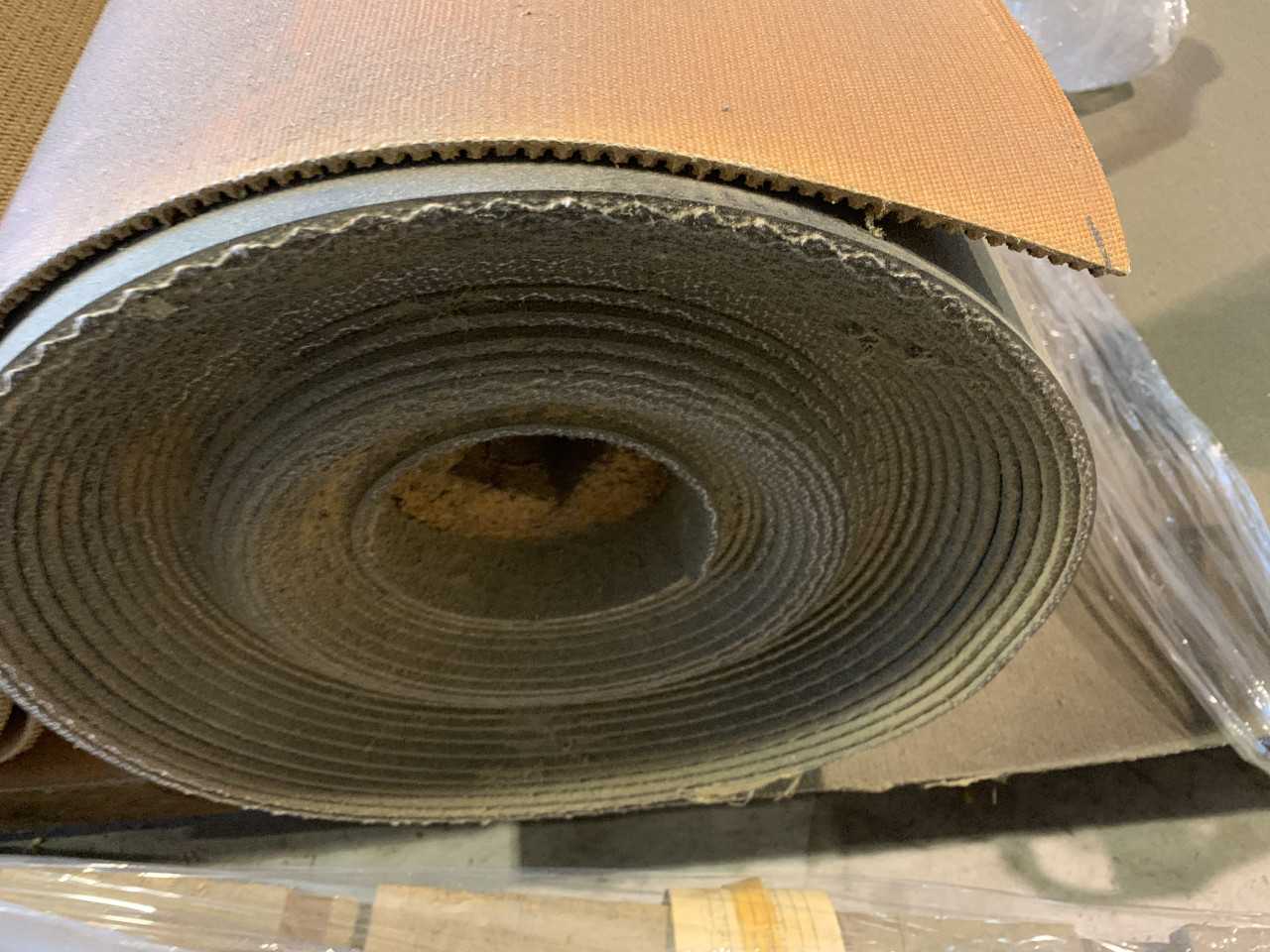 2 ROLLS OF NEW CONVEYOR BELT VARIOUS SIZES - CONVEYORS
