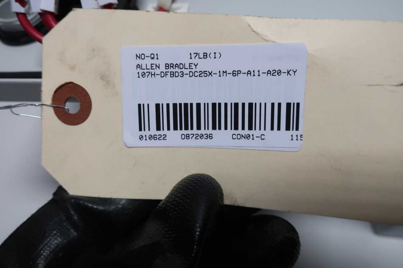 ALLEN BRADLEY 107H-DFBD3-DC25X-1M-6P REVERSING COMBINATION STARTER 15HP - MOTOR STARTERS