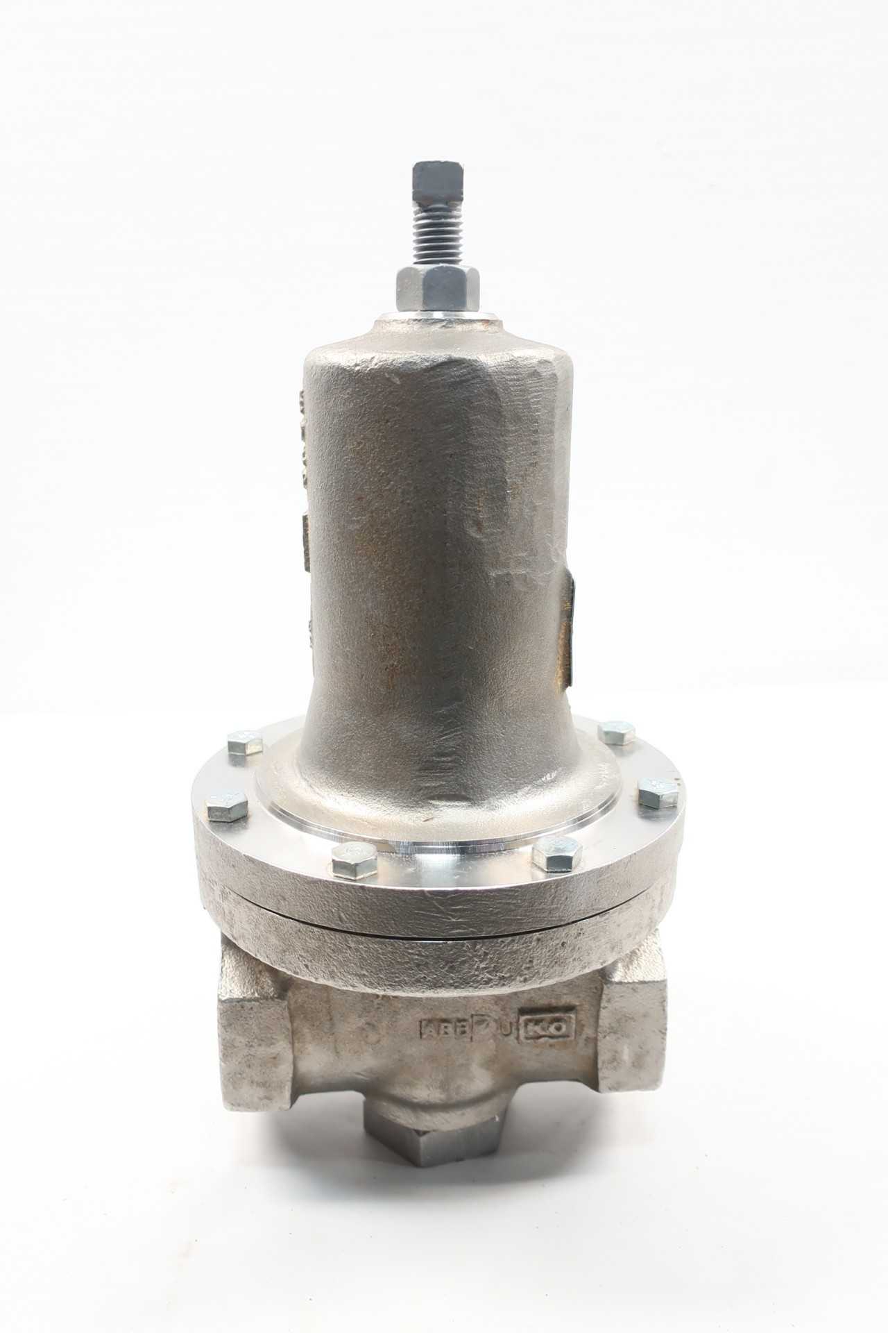 FISHER 95H205 STAINLESS PRESSURE REGULATOR VALVE 580PSI 300PSI 112IN NPT - PRESSURE REDUCING REGULATOR VALVE