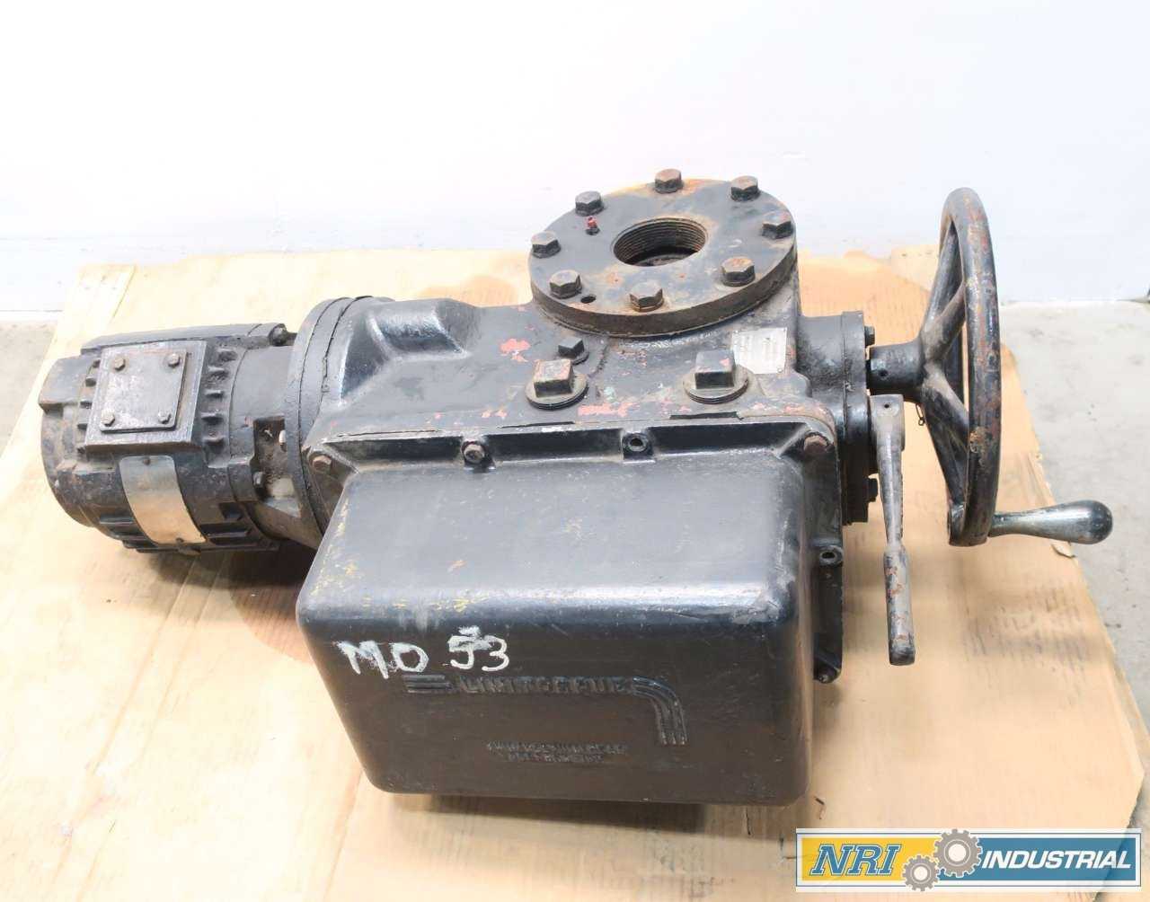 LIMITORQUE SMA 550V-AC ELECTRIC VALVE ACTUATOR - VALVES LIMITORQUE SMA 550V-AC ELECTRIC VALVE ACTUATOR - VALVES