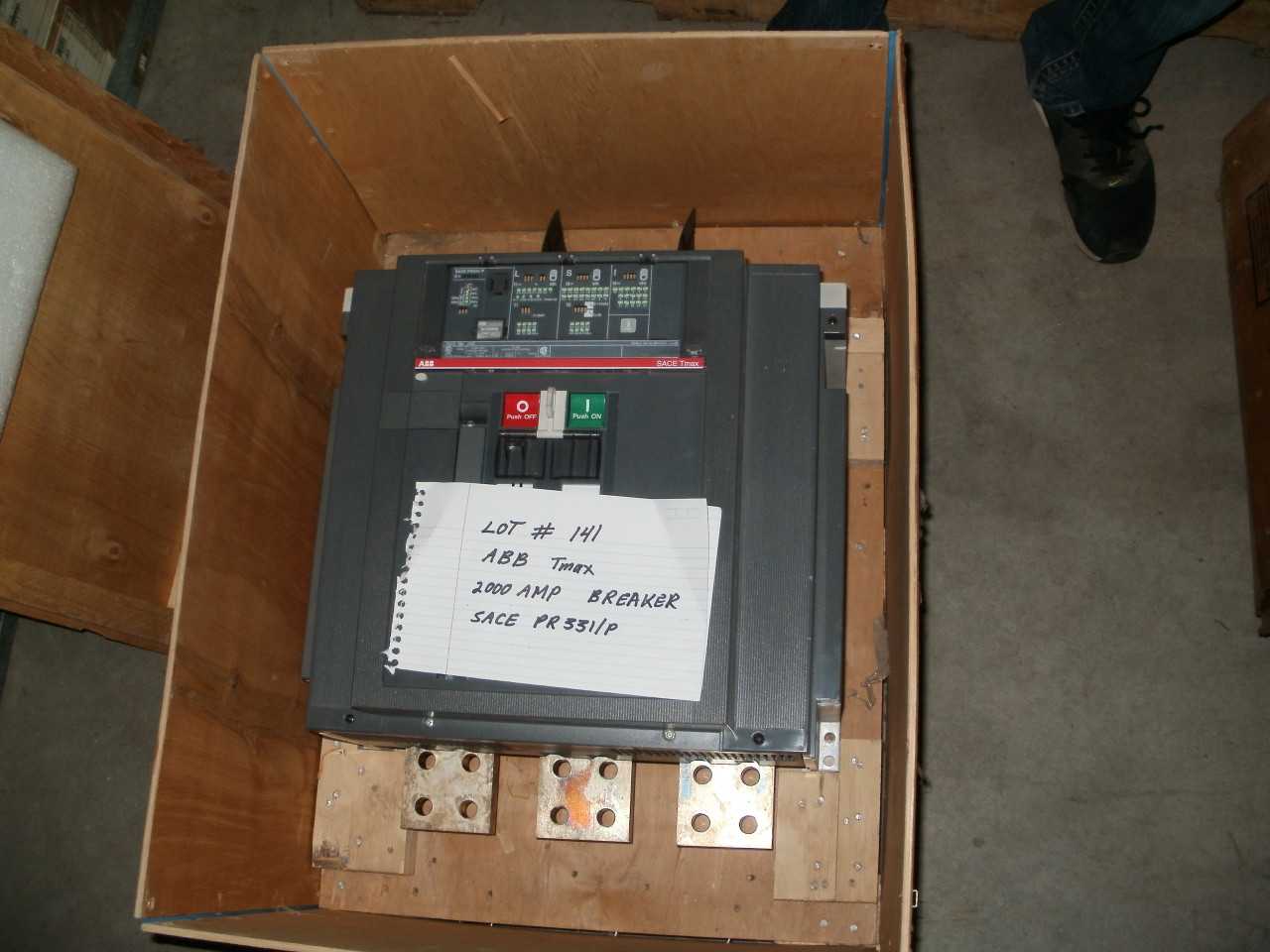ABB Tmax 2000 AMPS BREAKER ( SACE PR331/P) - CIRCUIT BREAKERS