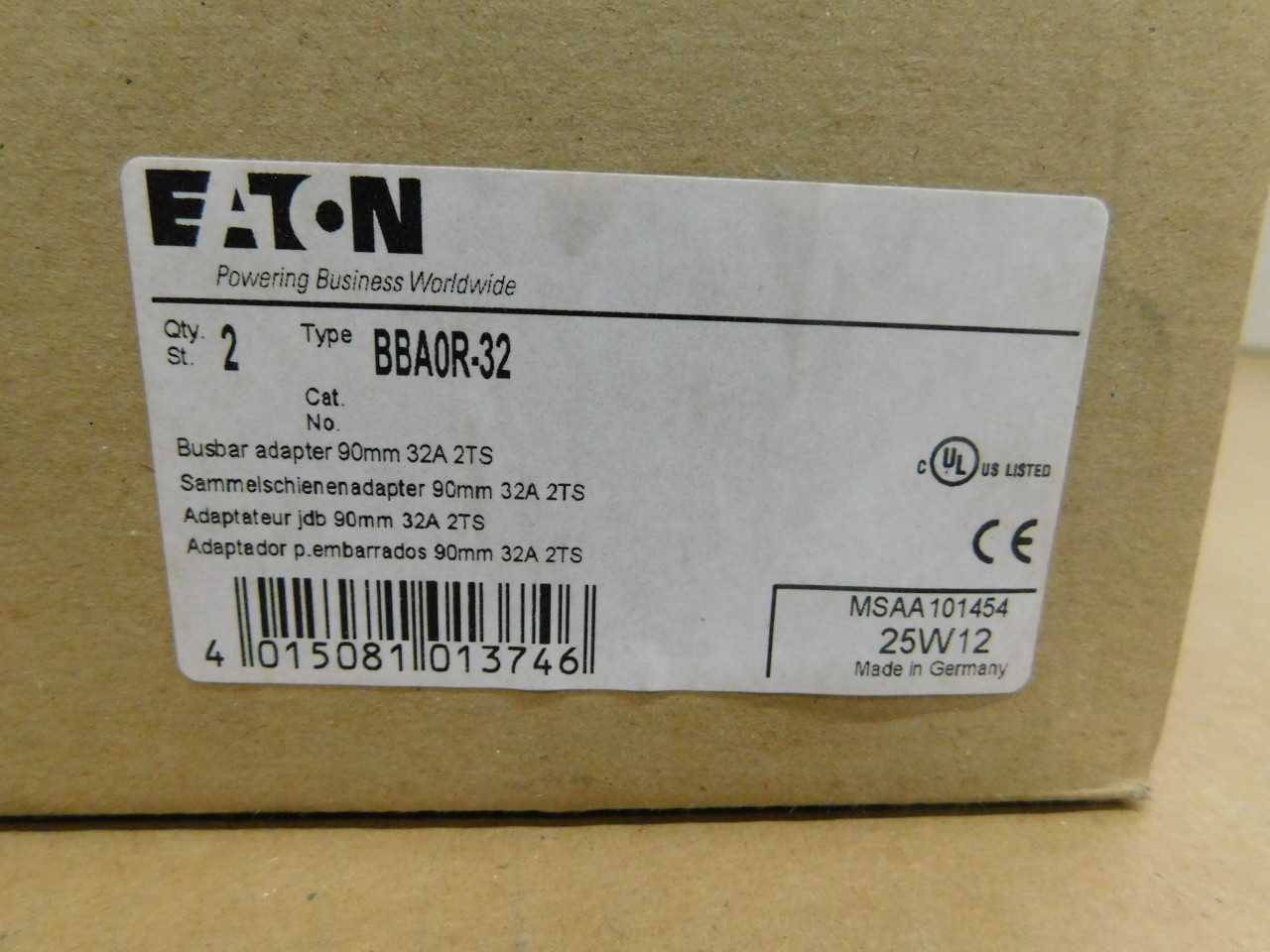 Lot of 1 Box of 2 Qty, 1 Box of 4 Qty Busbar Adapters - ELECTRICAL COMPONENTS