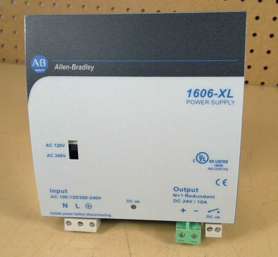 Lot of 3 Allen-Bradley 1606-XL240DR Series B Power Supply - New Open Box Item - ELECTRICAL COMPONENTS