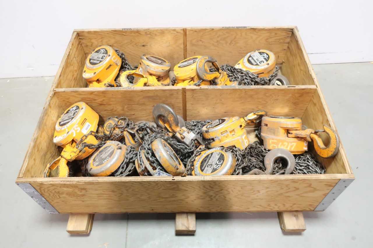 HARRINGTON 2, 3 AND 5 TON CHAINFALLS - LIFTING EQUIPMENT