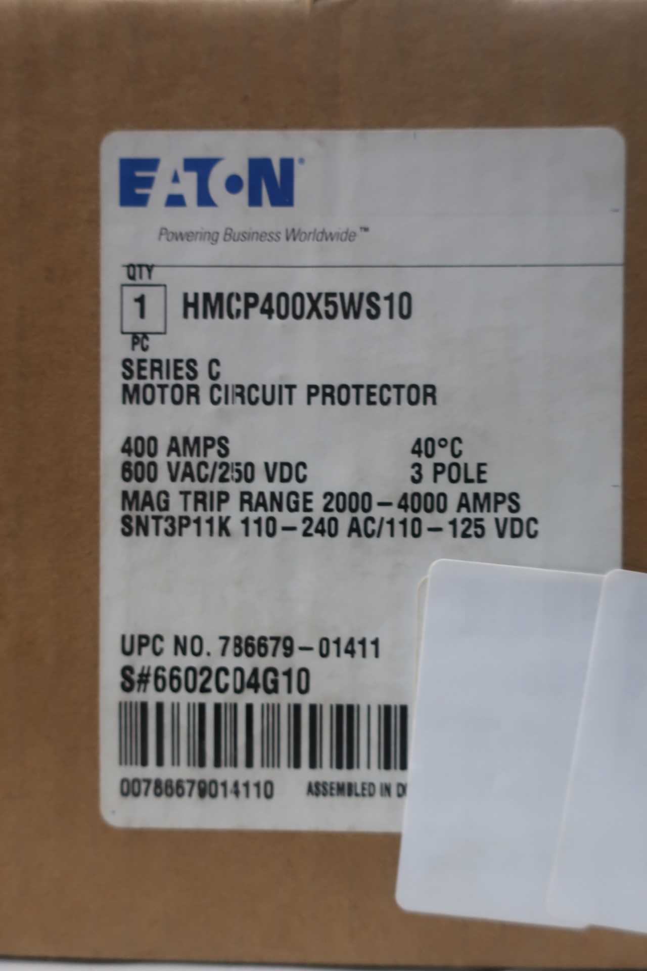 NEW EATON HMCP400X5WS10 CIRCUIT BREAKER 400A 600V - CIRCUIT BREAKERS