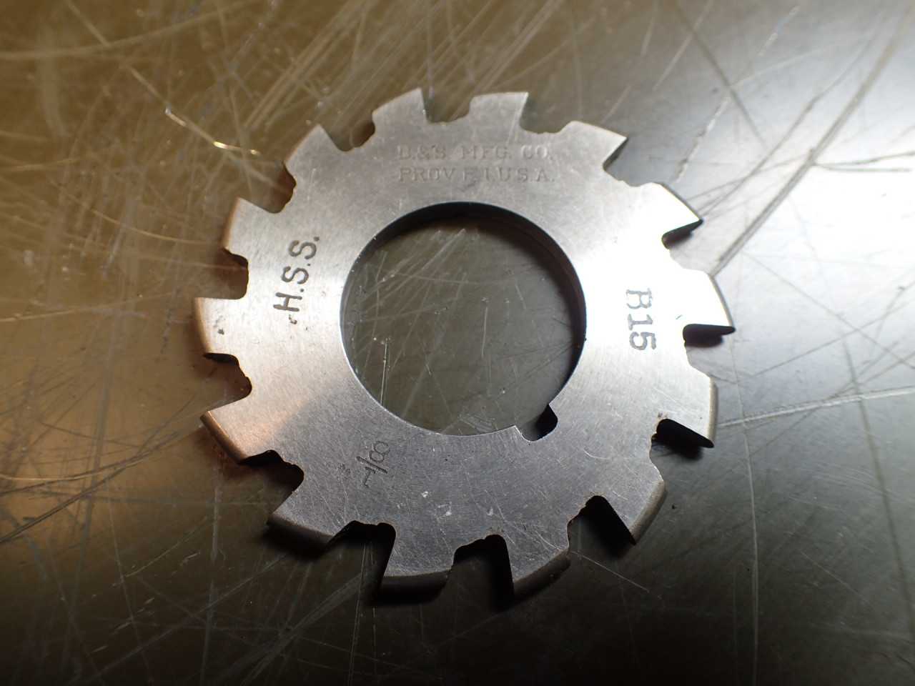 Brown & Sharpe B15, 1/8" Circle Convex Mill Milling Cutter: 7/8" Arbor Hole, USA - MILLING TOOLS