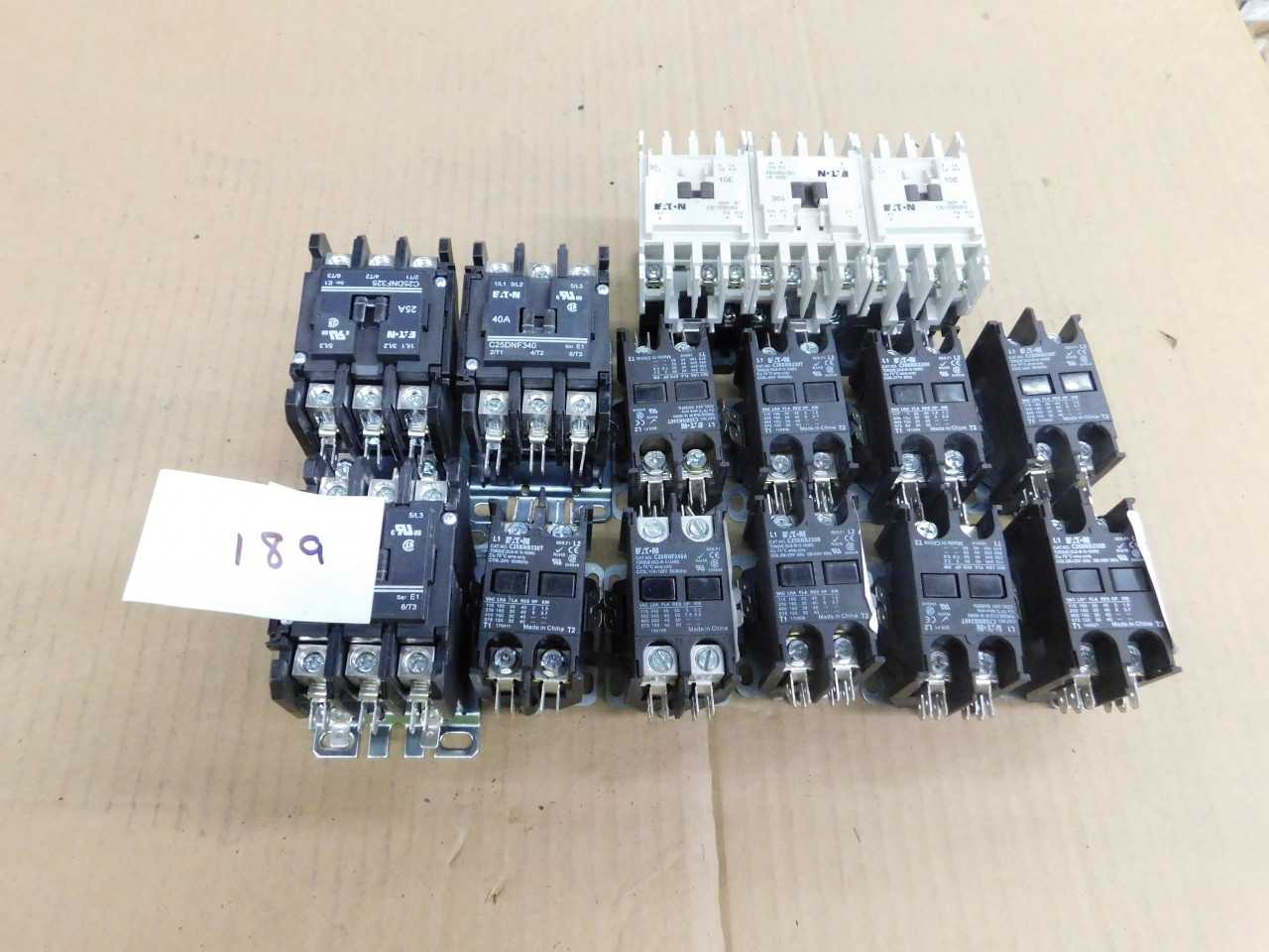Lot of Definite Purpose Contactors - CONTACTORS