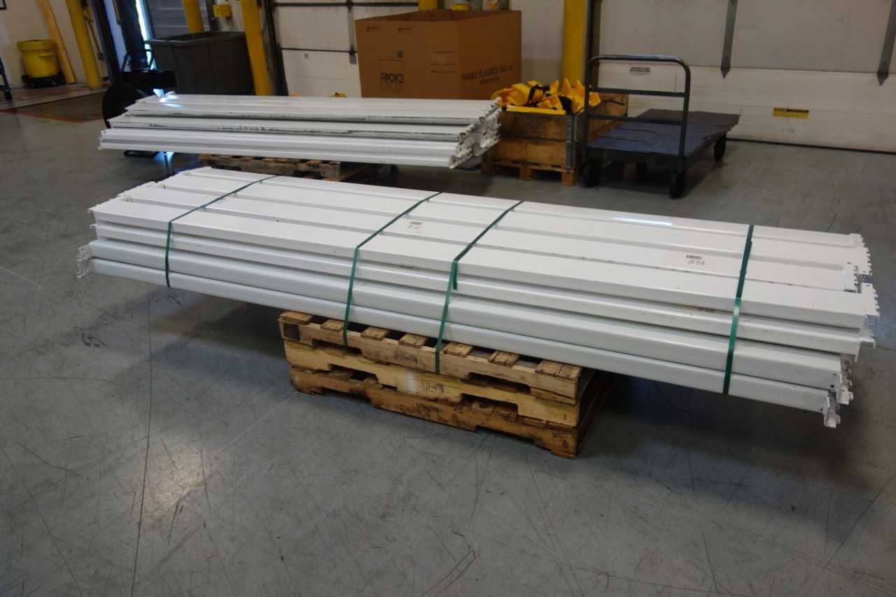 Qty 234 Keystone style pallet racking beams - PALLET RACKING