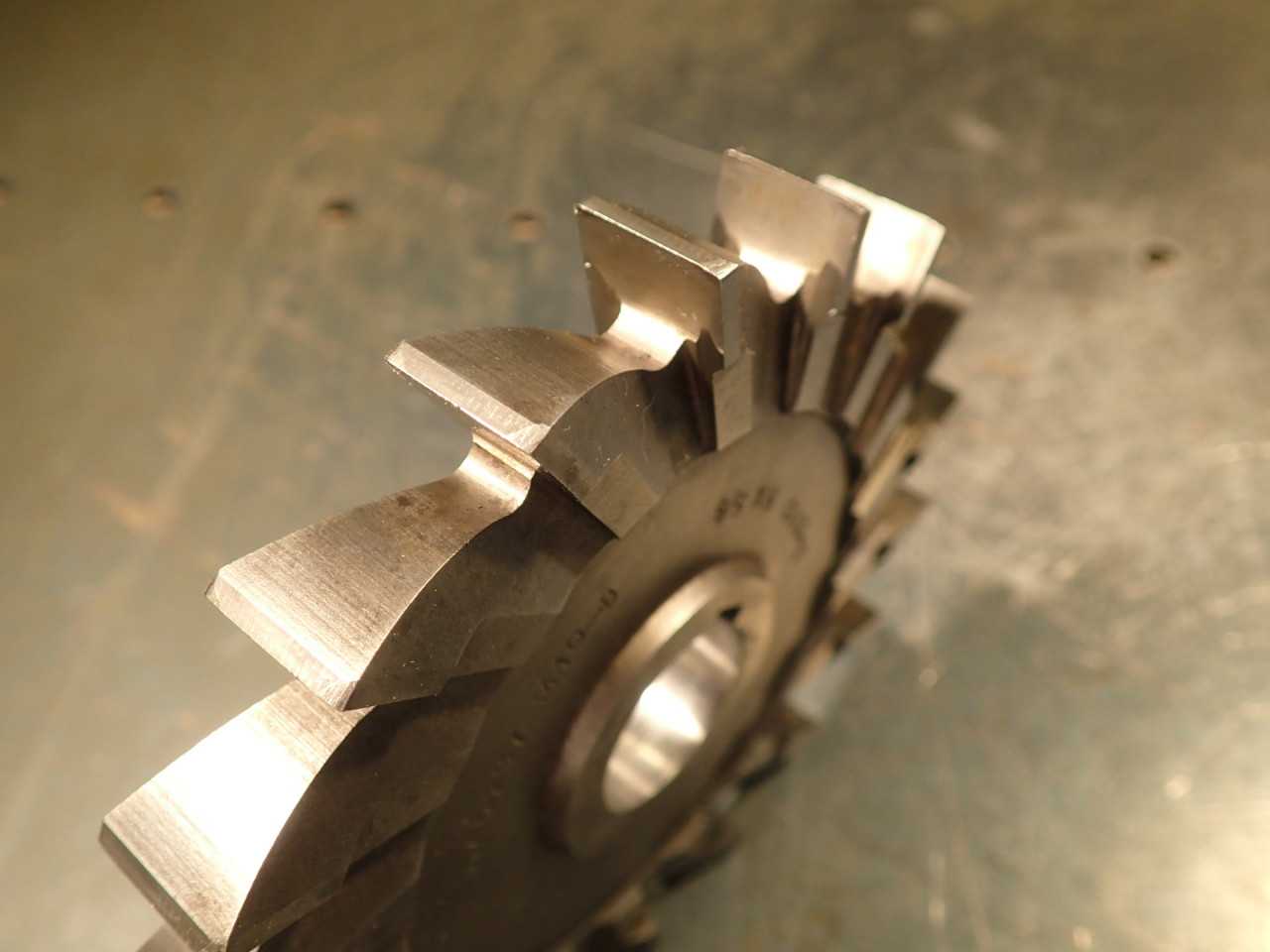 Goddard & Goddard 5" x 5/8" Plain Tooth Side Milling Cutter: 1" Horizontal Arbor - MILLING TOOLS