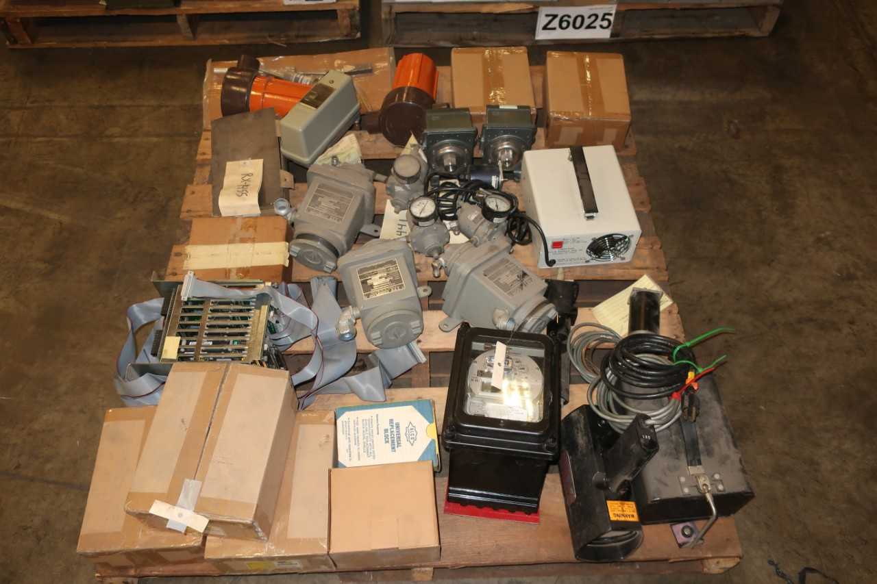 3 PALLETS OF ASSORTED ELECTRICAL EQUIPMENT - ELECTRICAL COMPONENTS