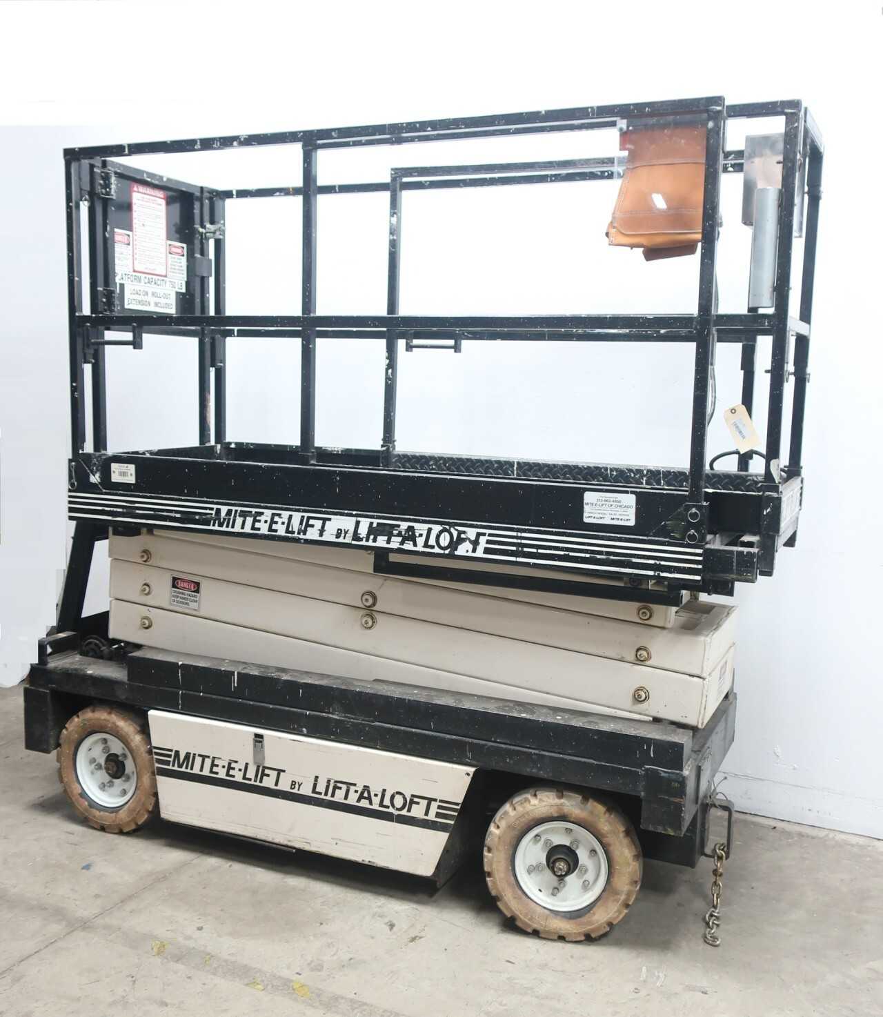 LIFT-A-LOFT SP20-7.5 MITE-E-LIFT SCISSOR LIFT - MATERIAL HANDLING LIFT-A-LOFT SP20-7.5 MITE-E-LIFT SCISSOR LIFT - MATERIAL HANDLING