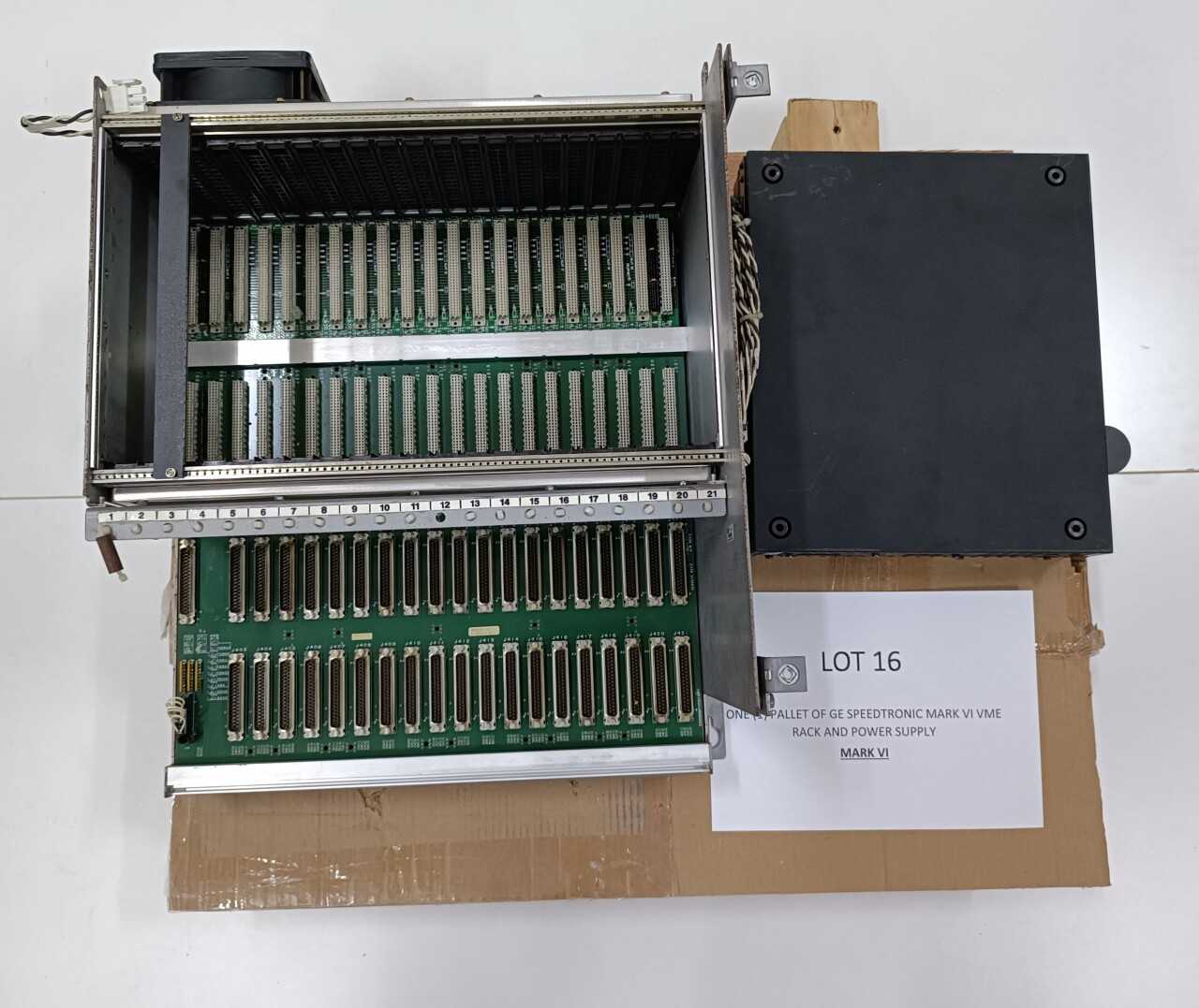 ONE (1) PALLET OF GE SPEEDTRONIC MARK VI VME RACK AND POWER SUPPLYMARK VI - AUTOMATION & CONTROLS