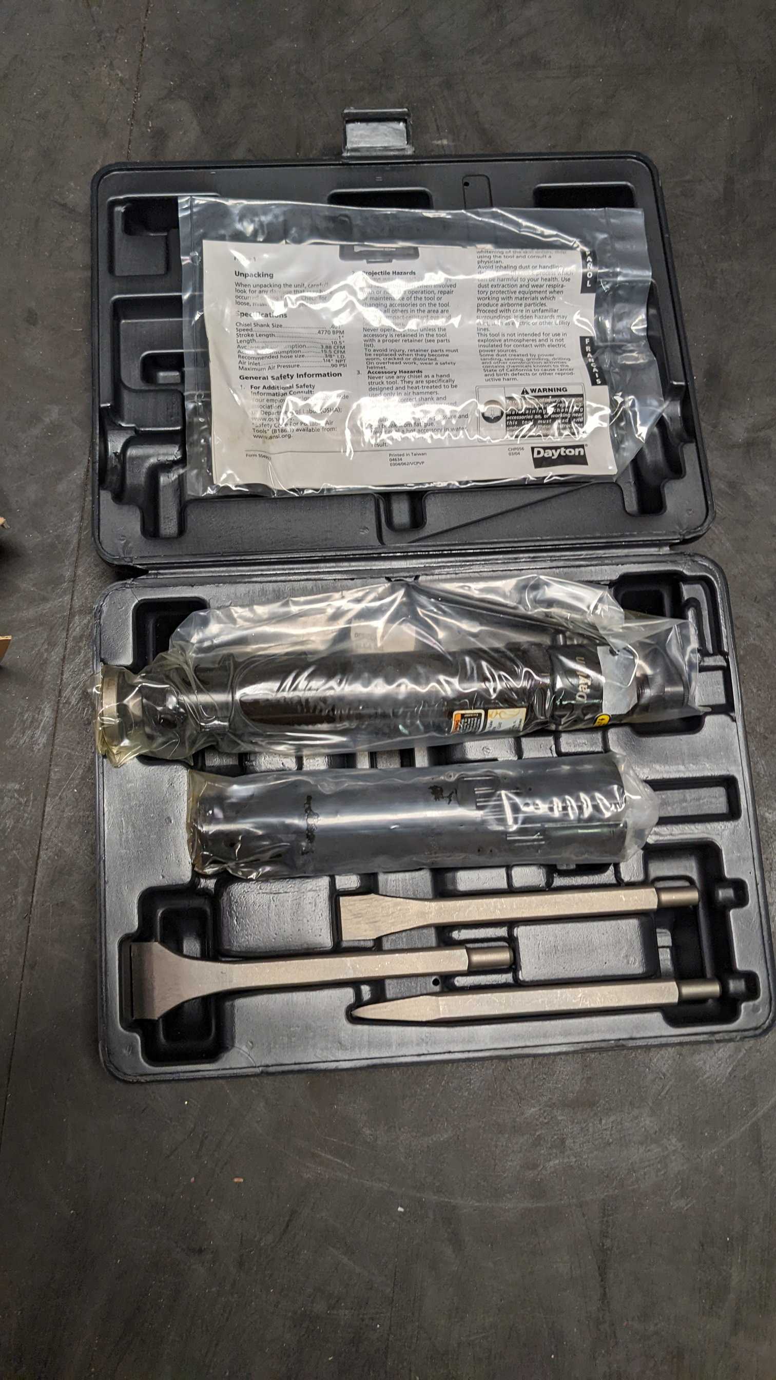NEEDLE SCALER KIT - ELECTRIC POWER TOOLS NEEDLE SCALER KIT - ELECTRIC POWER TOOLS