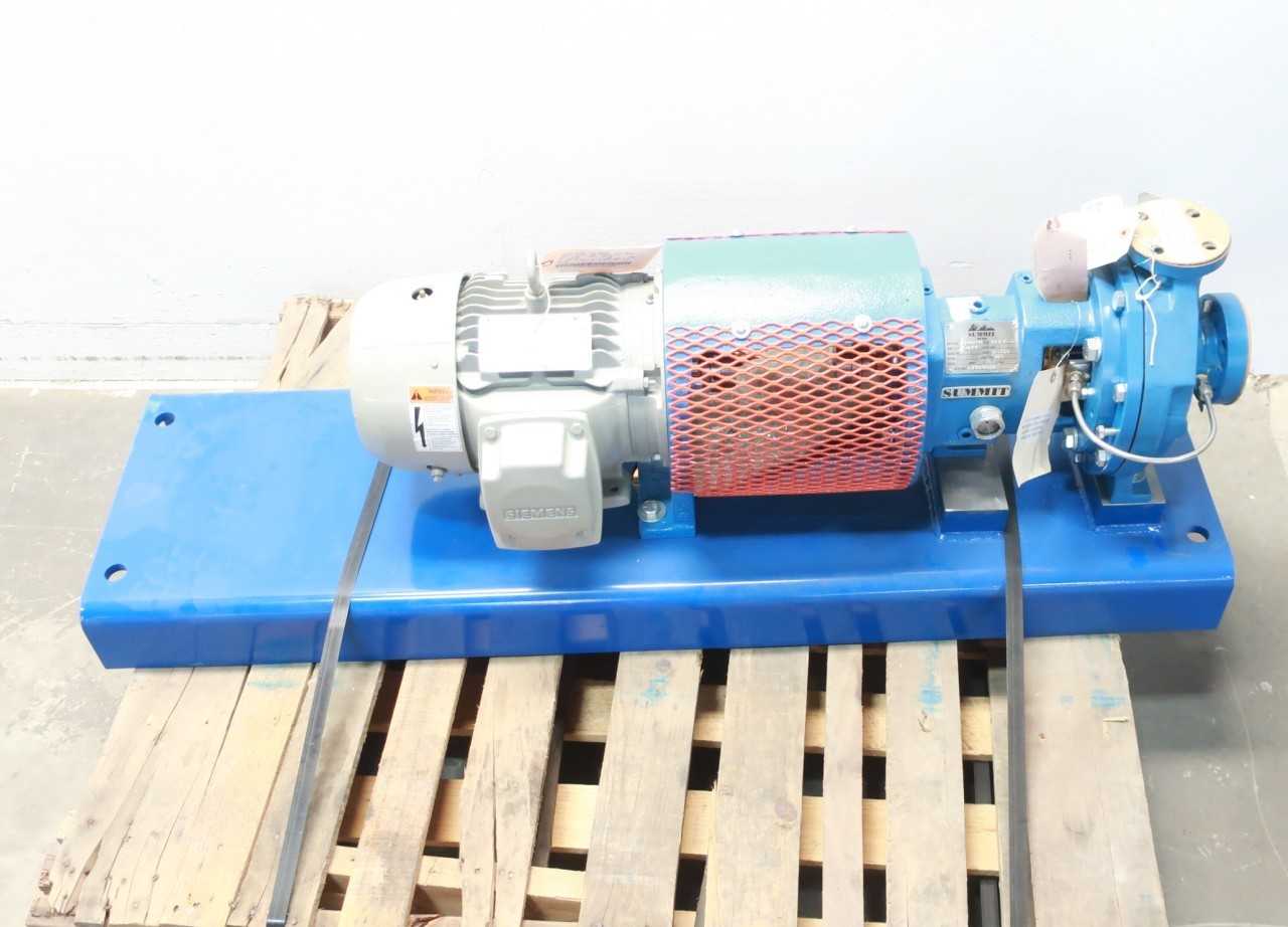 SUMMIT 2196 STO IRON 1IN STAINLESS 7.625IN 3HP 1-1/2IN 208-230/460V-AC CENTRIFUGAL PUMP - CENTRIFUGAL PUMP