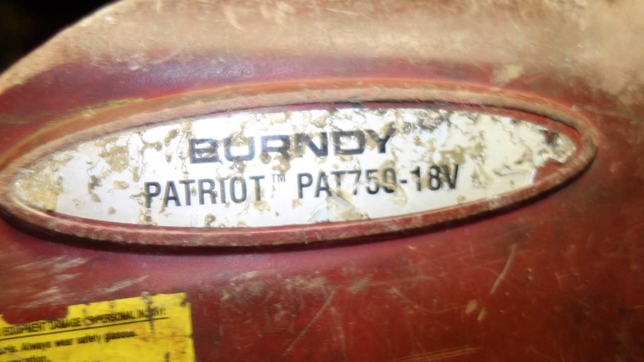 BURNDY PATRIOT PAT750-18V HYDRAULIC BATTERY OPERATED CRIMPER - ELECTRIC POWER TOOLS