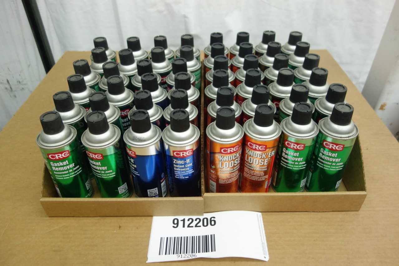 2 TOTES OF ASSORTED CRC SPRAY PRODUCTS - MACHINING ACCESSORIES & TOOLING