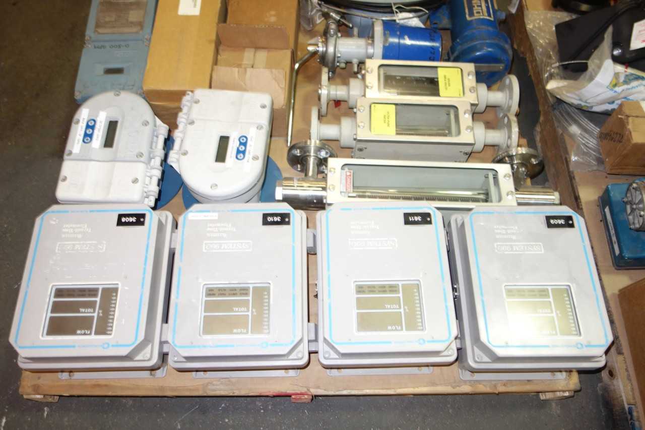 2 PALLET OF ASSORTED FLOW INDICATORS, PROCESS CONTROLLER, FLOW METERS, ANALYZERS AND ACCESSORIES - FLOW METER