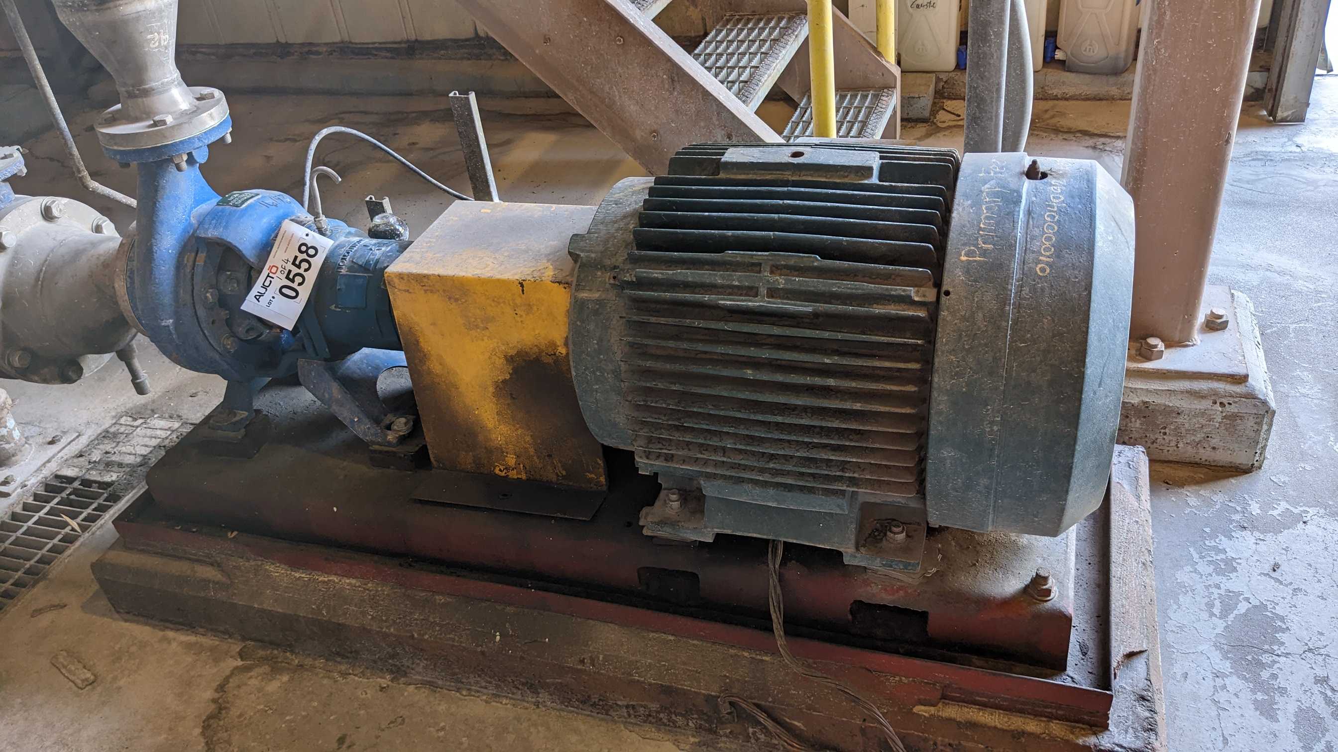 LOT OF 4 PUMPS WITH MOTORS - ELECTRIC MOTORS