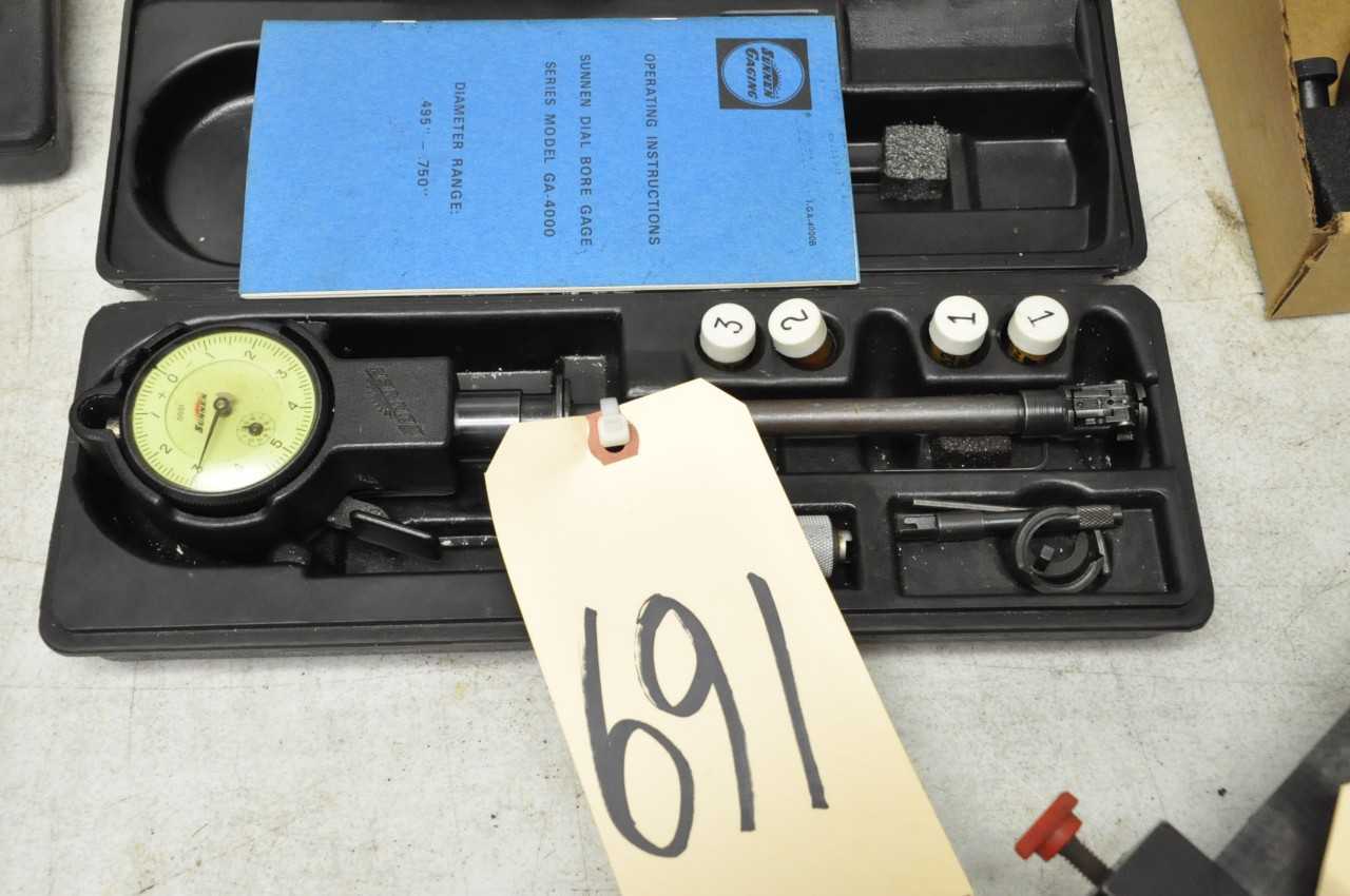 Sunnen Dial Bore Gauge with Case - ELECTRIC POWER TOOLS