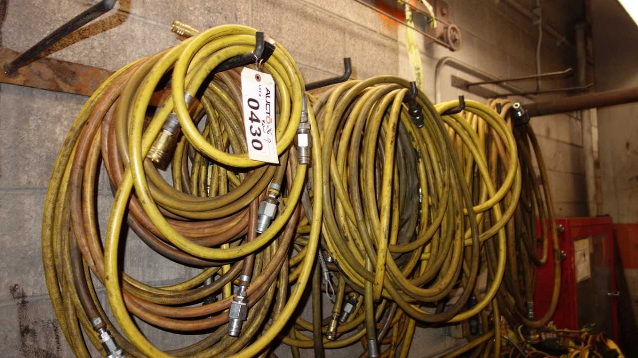 ASSORTED LOT OF PNEUMATIC AIR HOSES - HOSE