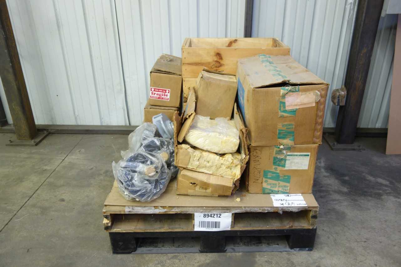 PALLET OF ASSORTED ELECTRIC MOTOR REPLACEMENT PARTS - ELECTRIC MOTORS