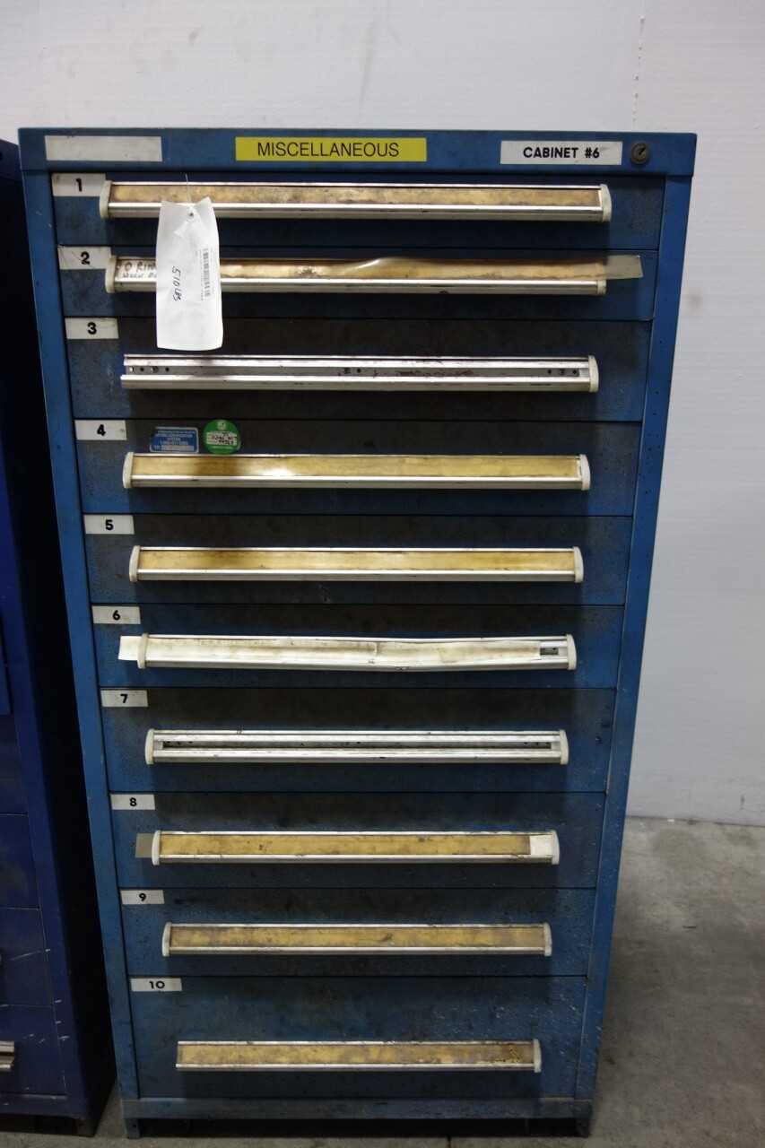 LOT OF 2 MULTI DRAWER TOOL CABINETS - TOOL STORAGE