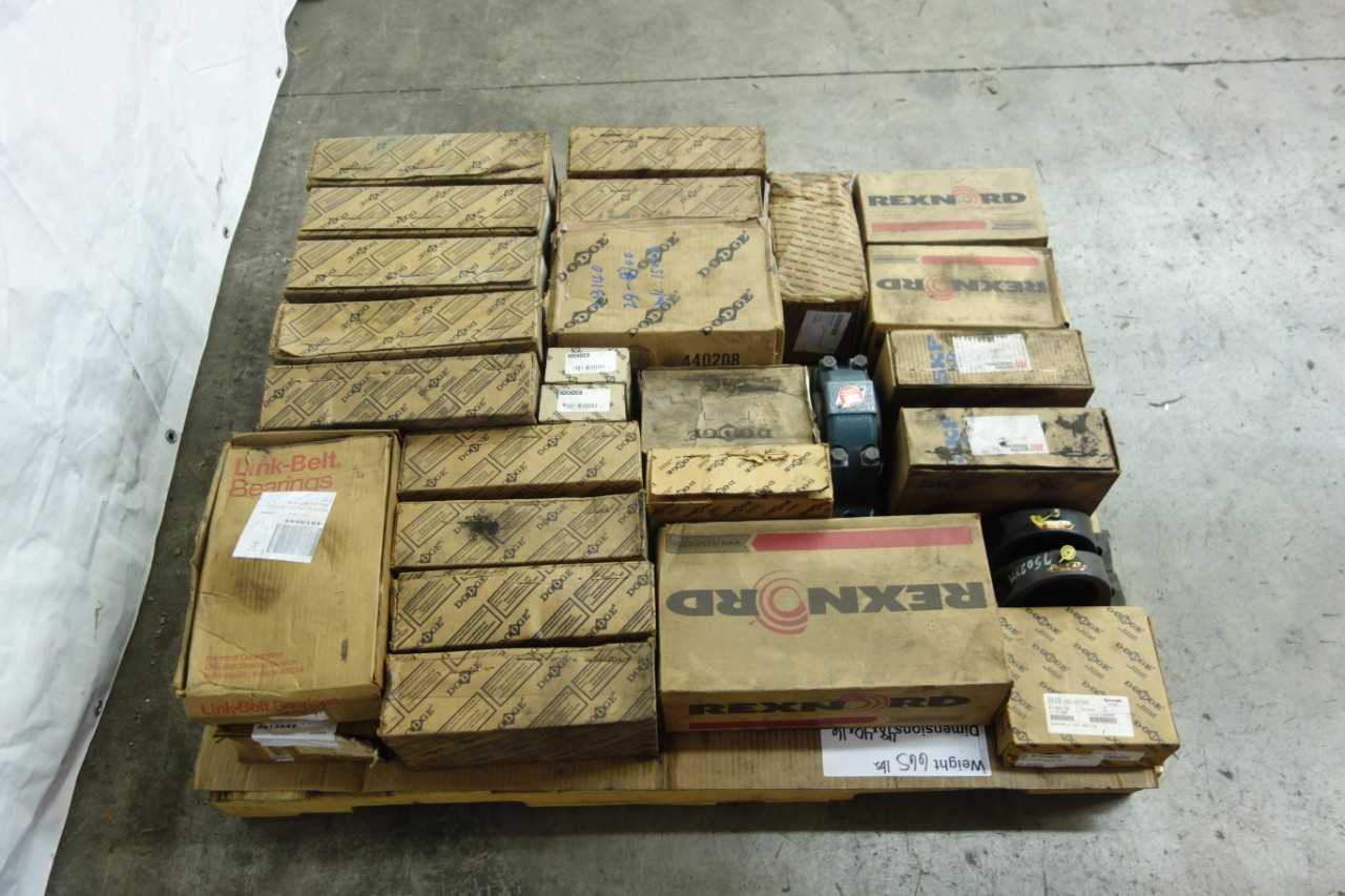 PALLET OF ASSORTED PILLOW BLOCK BEARINGS - BEARINGS