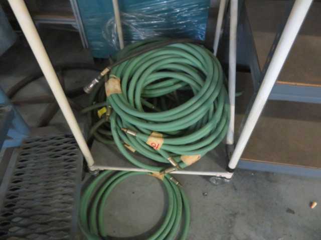 Rubber Hoses, Carts and Box of Contents - MISCELLANEOUS