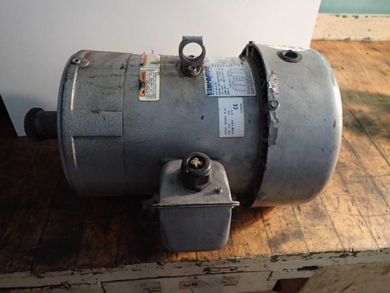 Marathon C386 5-HP Electric Motor: 1745 RPM, 230/460V, 3-Phase Frame, 184TC - ELECTRIC MOTORS