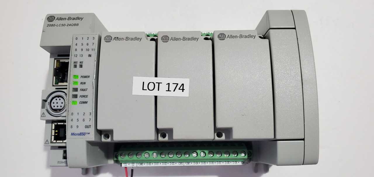 Allen Bradley Micro 850 2080-LC50-24QBB PLC - AUTOMATION & CONTROLS Allen Bradley Micro 850 2080-LC50-24QBB PLC - AUTOMATION & CONTROLS