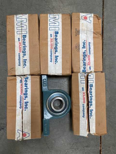 Lot of 6 AMI BEARINGS UCP311-32 Heavy Set Screw Pillow Block Locking Units - New Open Box Items - BEARINGS