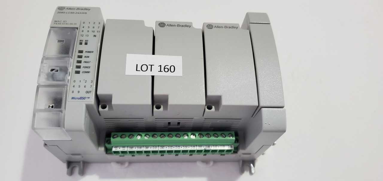 Allen Bradley Micro 850 2080-LC50-24AWB PLC - AUTOMATION & CONTROLS