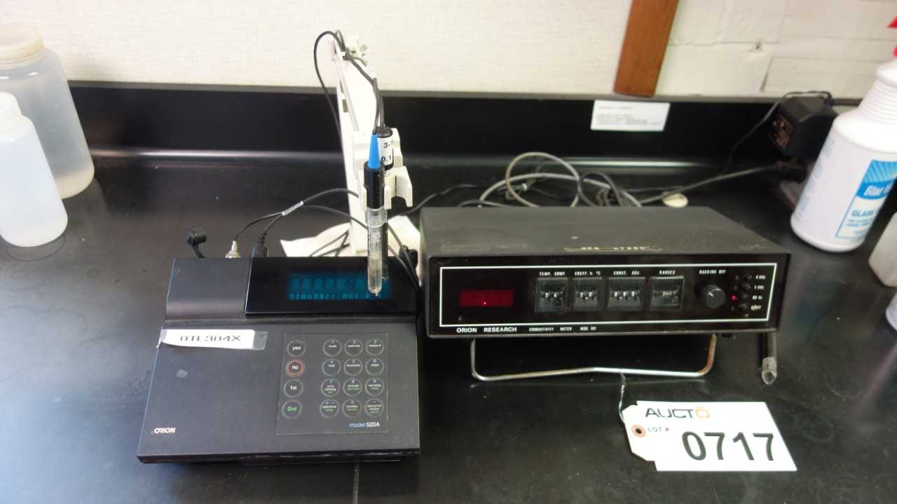 LOT OF 2 ASSORTED ORION METER, 101 CONDUCTIVITY METER - LAB & SCIENTIFIC