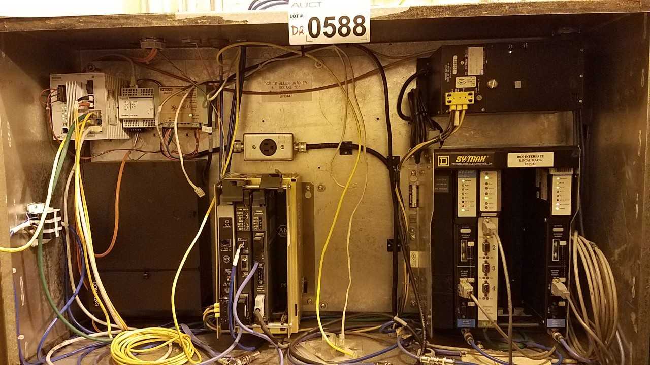 ELECTRICAL CONTROL CABINET SQUARE D SY/MAX CRM570 NETWORK INTERFACE ALLEN BRADLEY UNIVERSAL I/O - AUTOMATION & CONTROLS ELECTRICAL CONTROL CABINET SQUARE D SY/MAX CRM570 NETWORK INTERFACE ALLEN BRADLEY UNIVERSAL I/O - AUTOMATION & CONTROLS