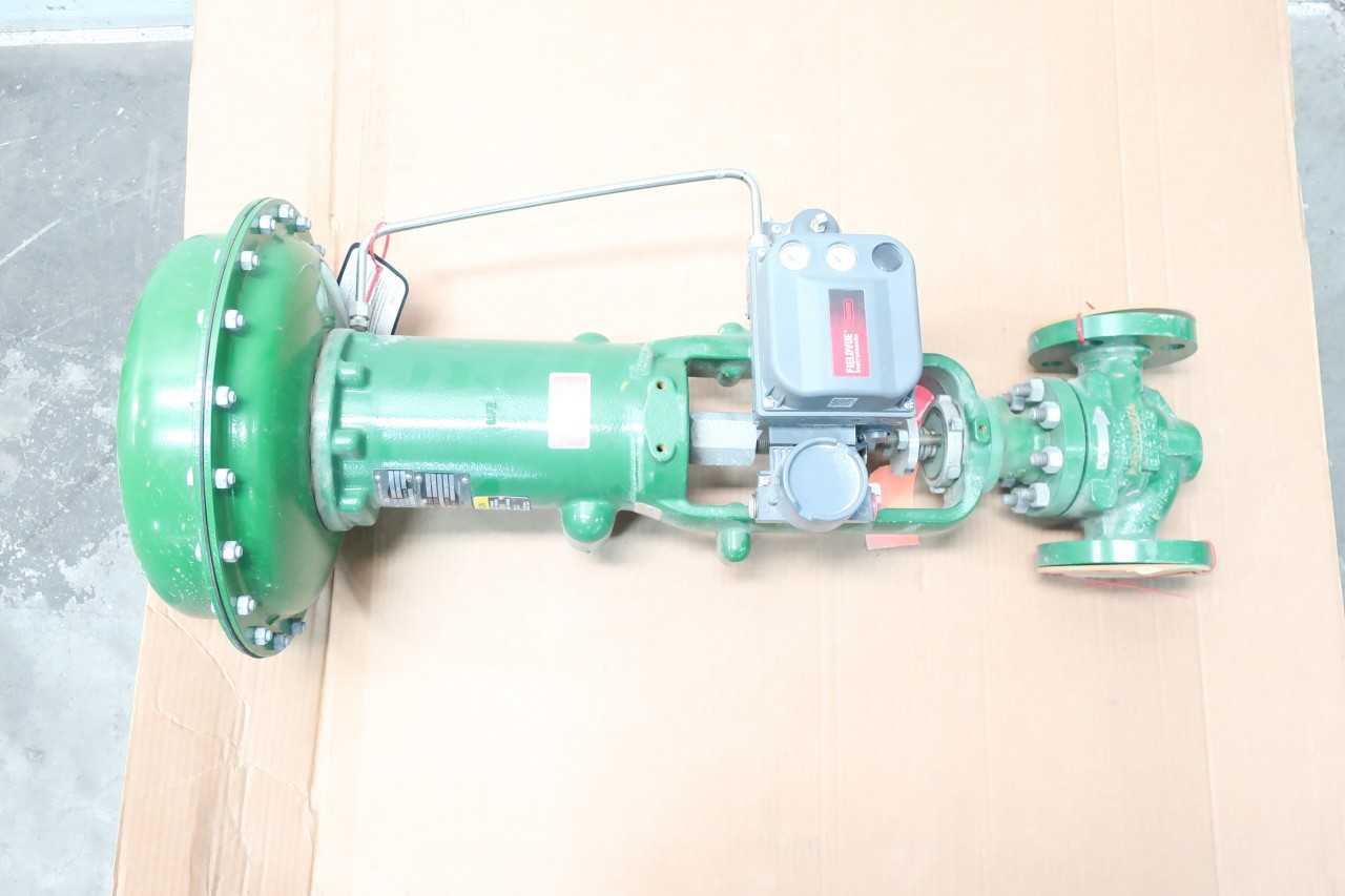 FISHER TYPE ES PNEUMATIC TYPE 667 300 STEEL FLANGED DVC6200 1-1/2IN CONTROL VALVE - CONTROL VALVE