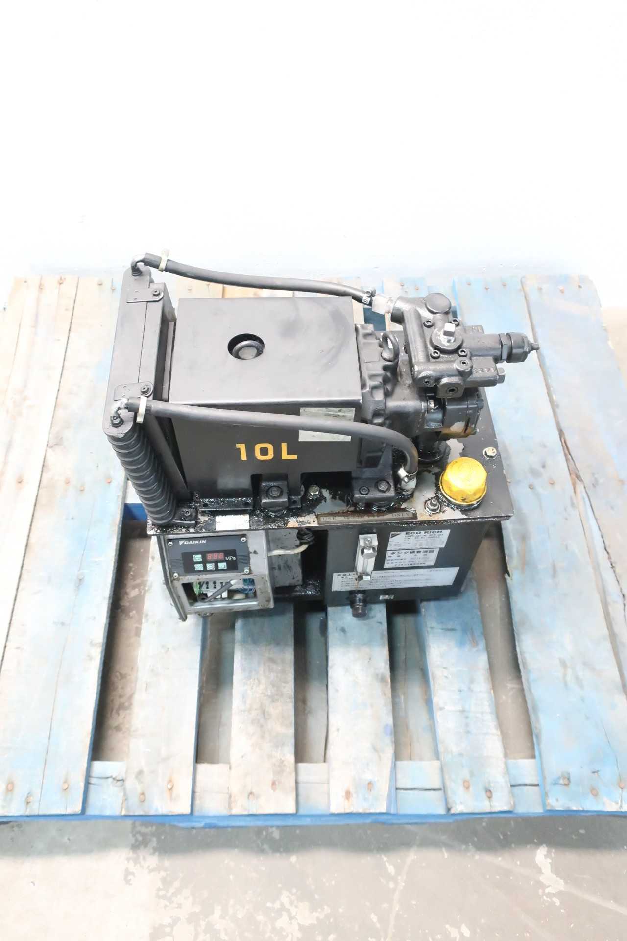DAIKIN EHU25-L07-AE-30-V-321 ECO RICH UNIT 25LPM 7MPA 220V-AC HYDRAULIC POWER SYSTEM - PROCESS EQUIPMENT