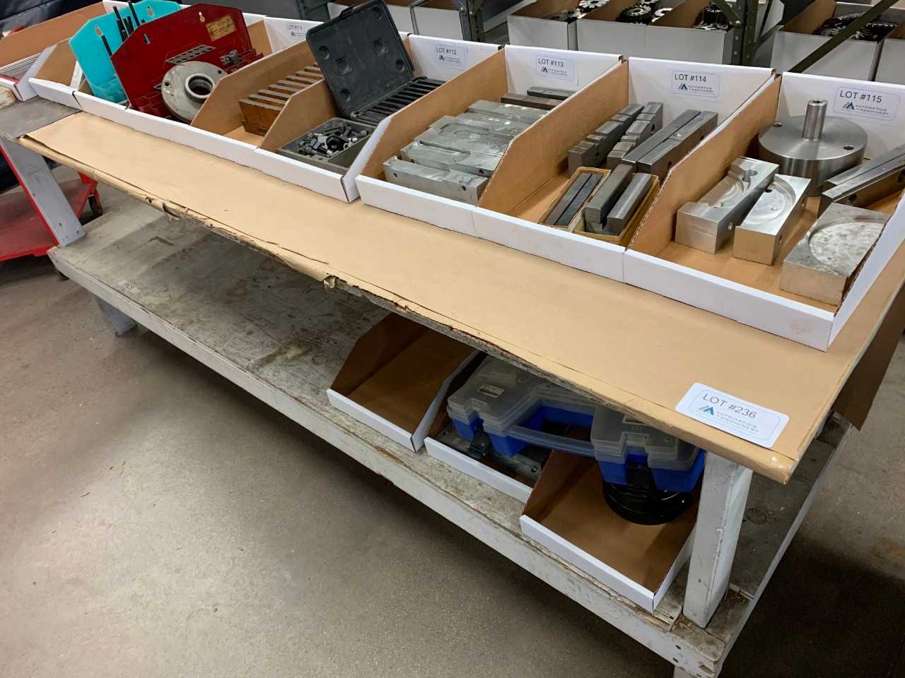 8Ft. Two Shelf Wooden Table (Contents Not Included) - MATERIAL HANDLING