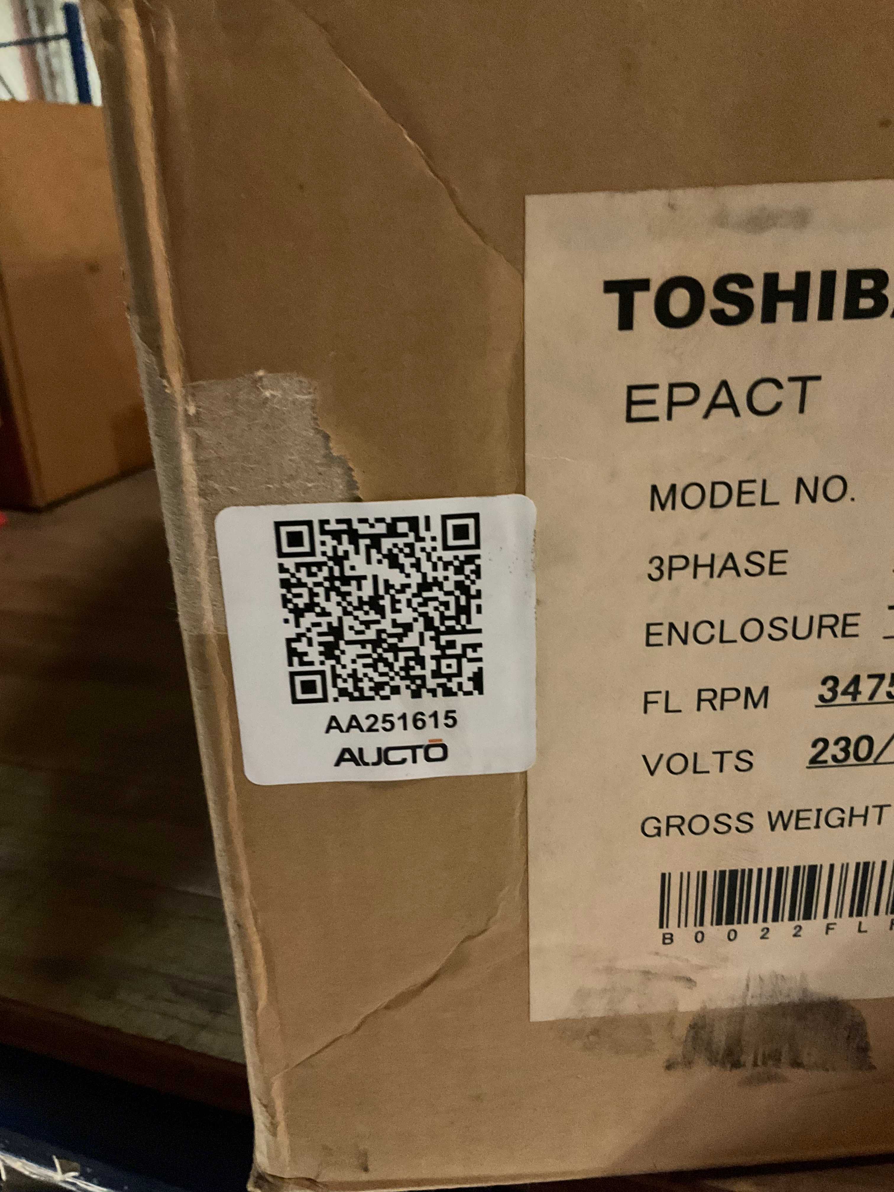 TOSHIBA B0022FLF2UYW AC MOTOR - AC MOTOR
